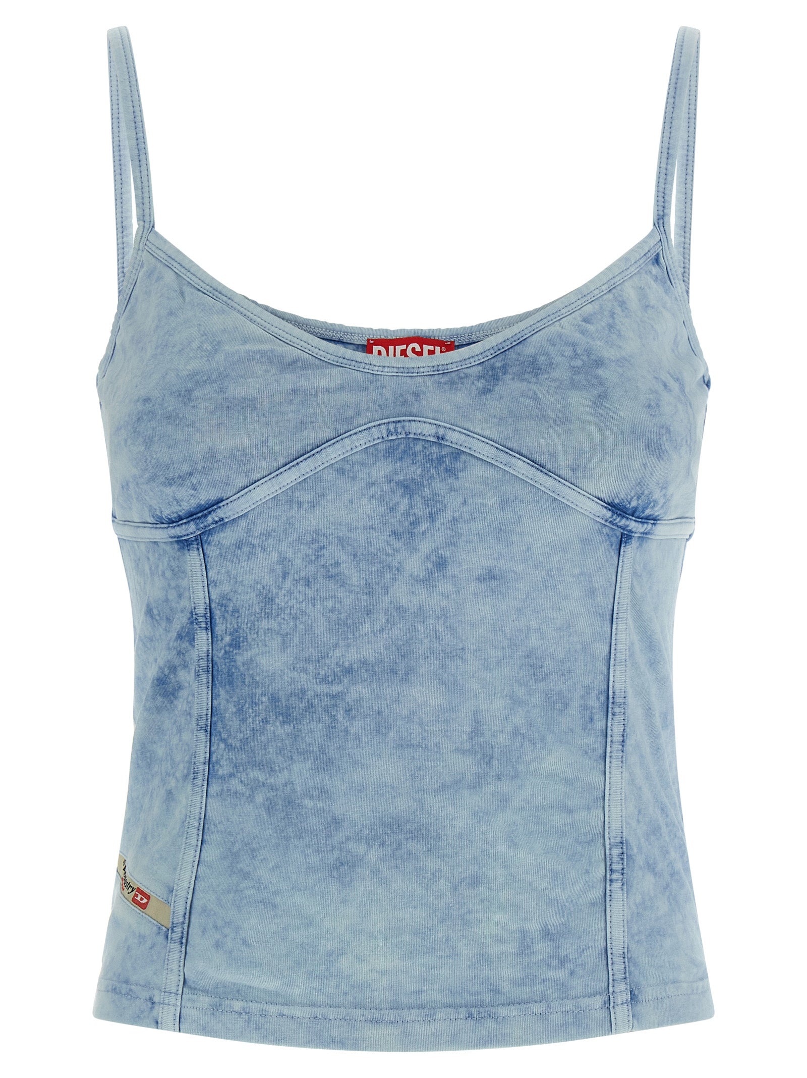 Diesel Blue Cotton Women's Top