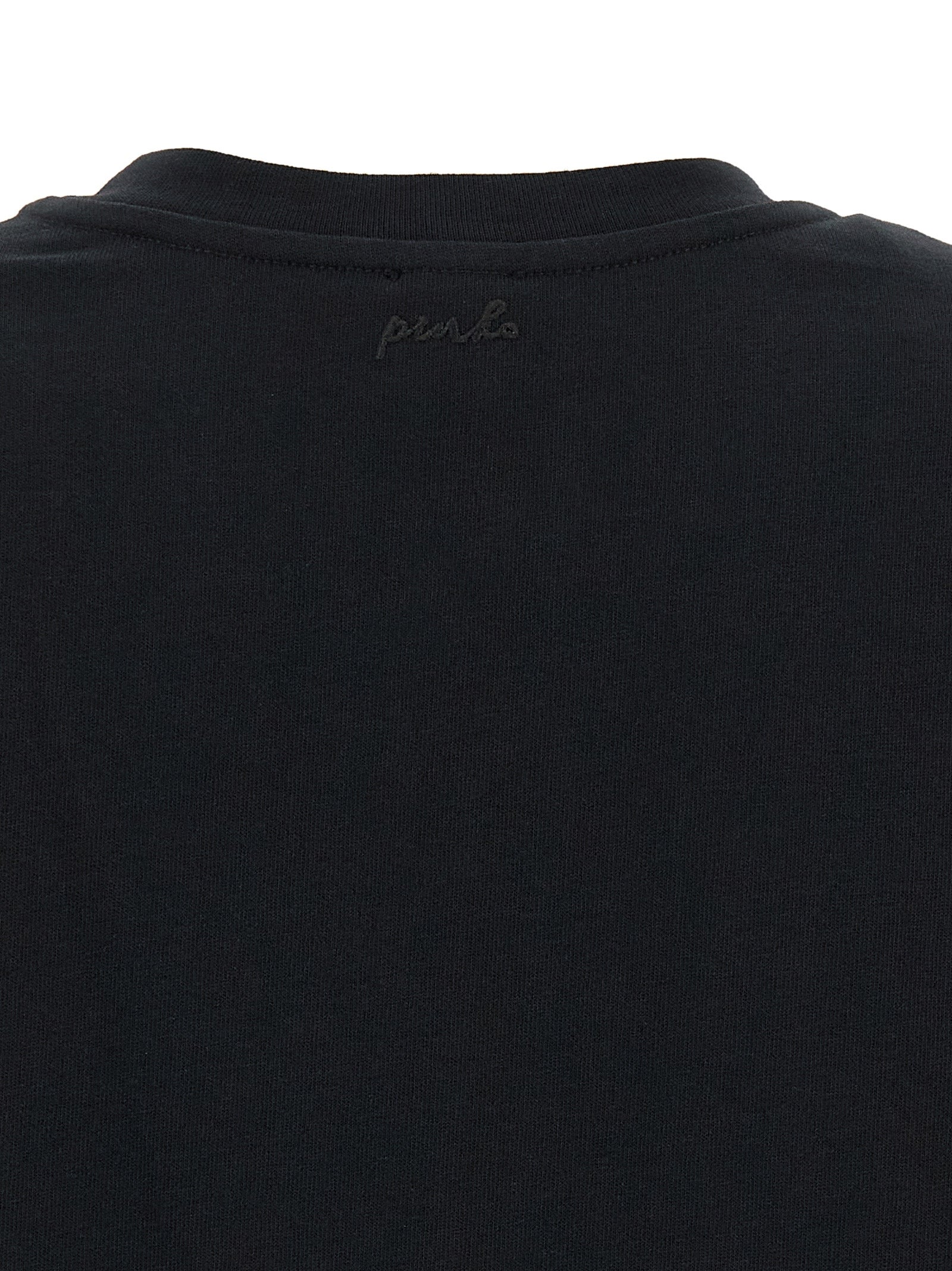 PINKO Black Cotton Sleeveles Women's T-Shirt