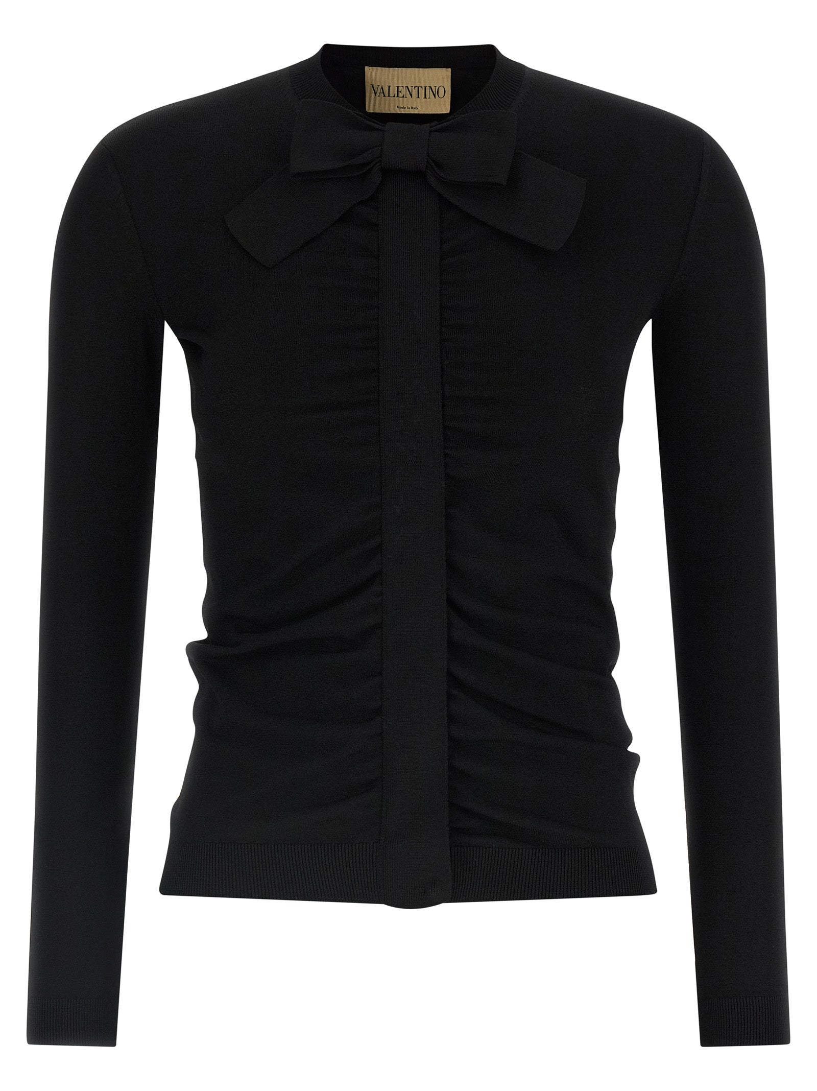 Valentino Garavani Black Viscose Women's Cardigan