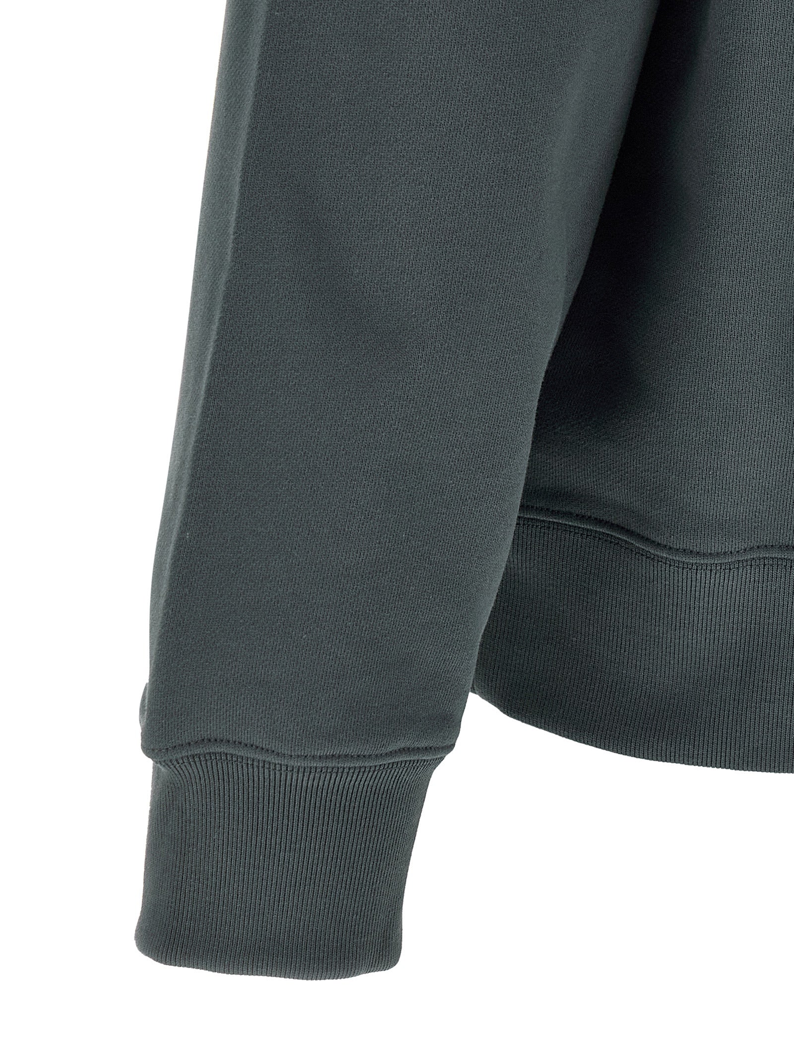 Maison Kitsuné Blue Organic Cotton Men's Sweatshirt
