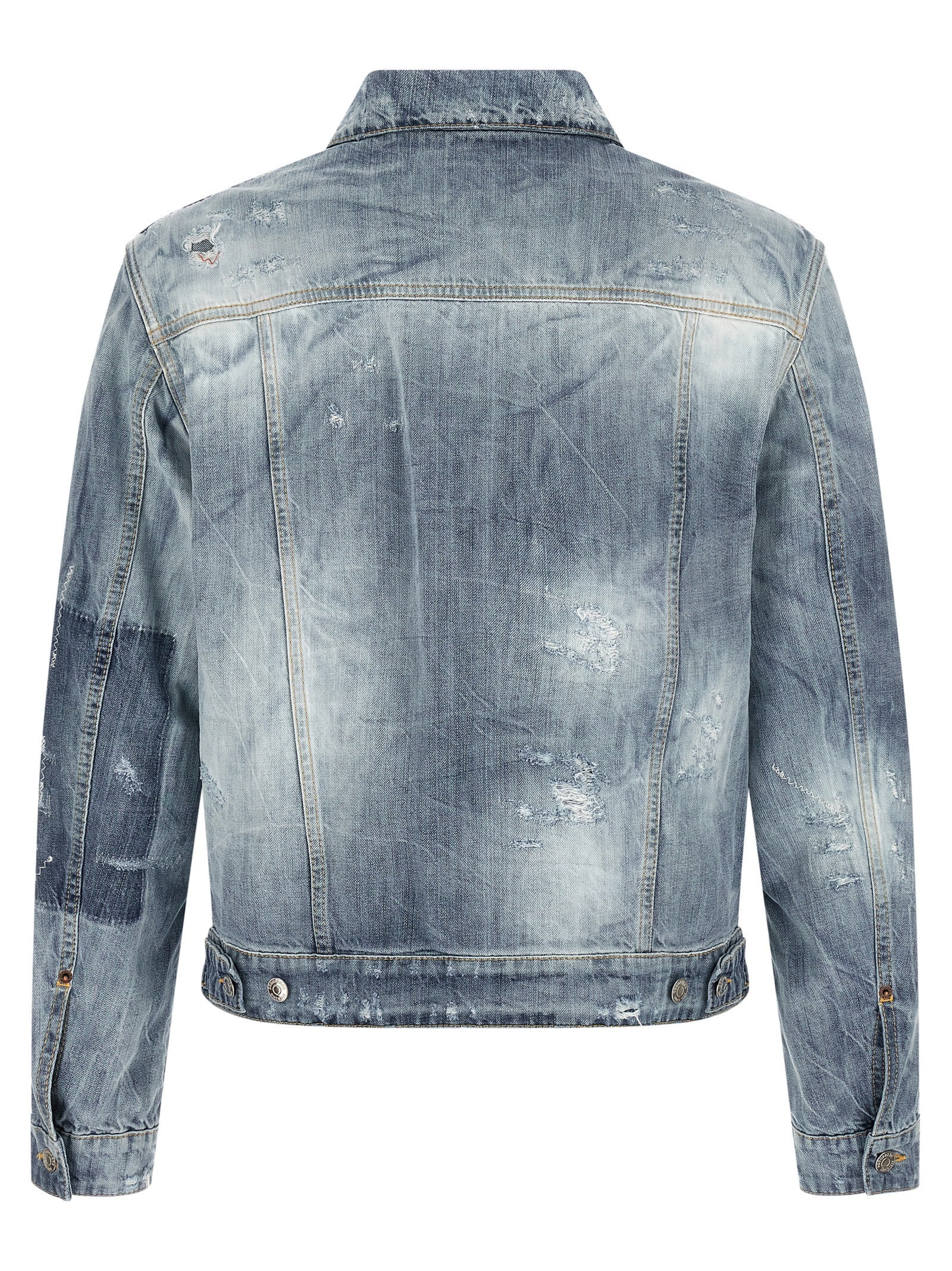 Dsquared² Blue Cotton Denim Men's Jacket