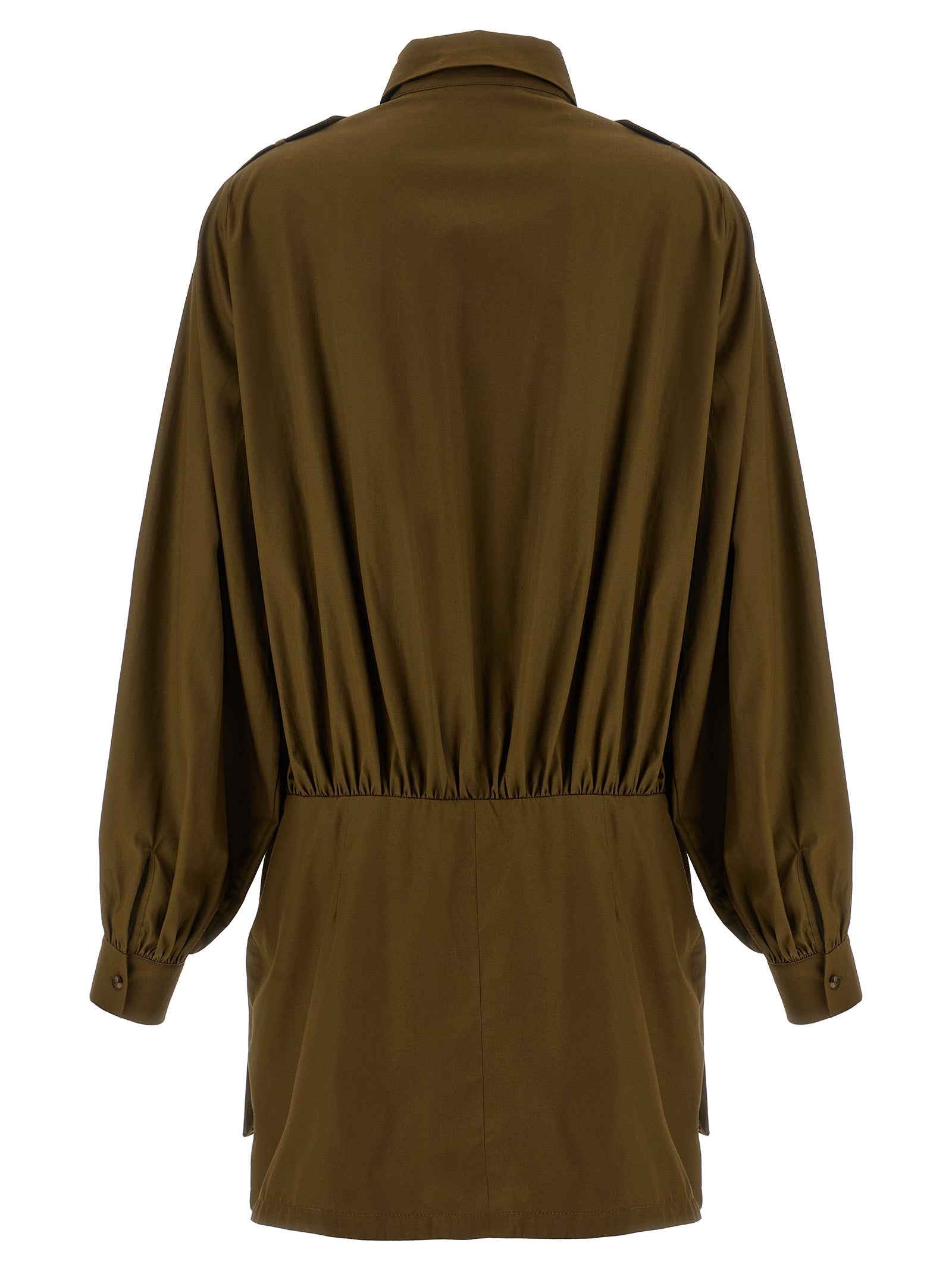 7 For All Mankind Brown Cotton Short Women's Dress