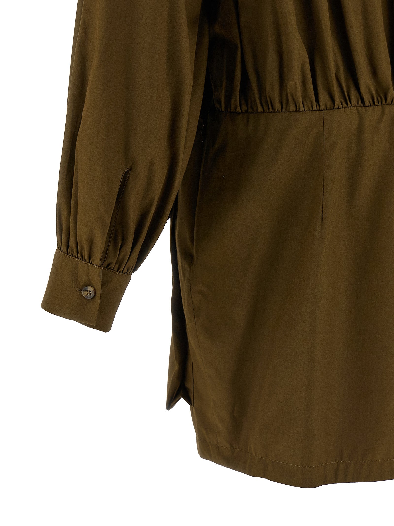 7 For All Mankind Brown Cotton Short Women's Dress