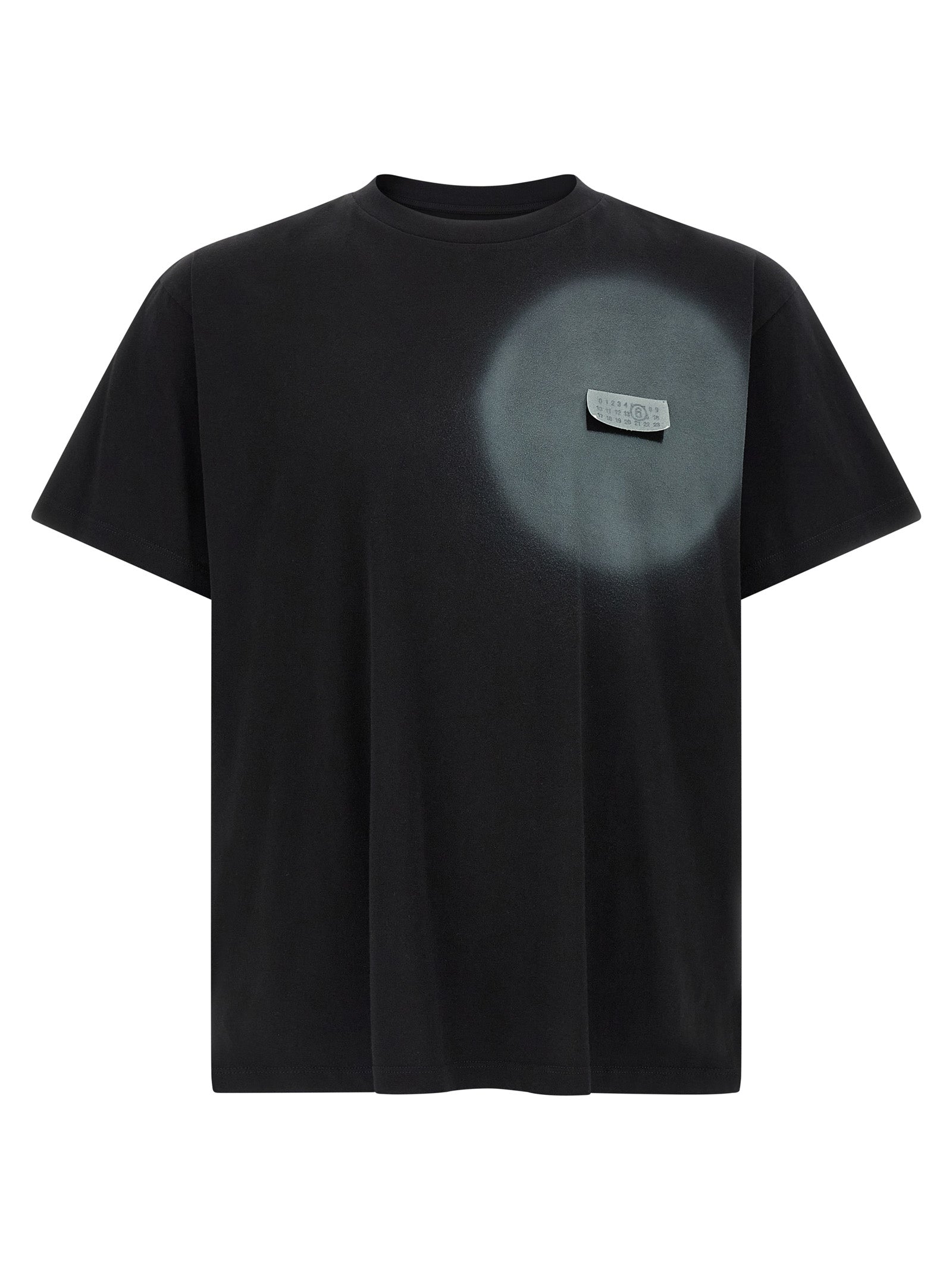 MM6 Maison Margiela Black Cotton Men's T-Shirt