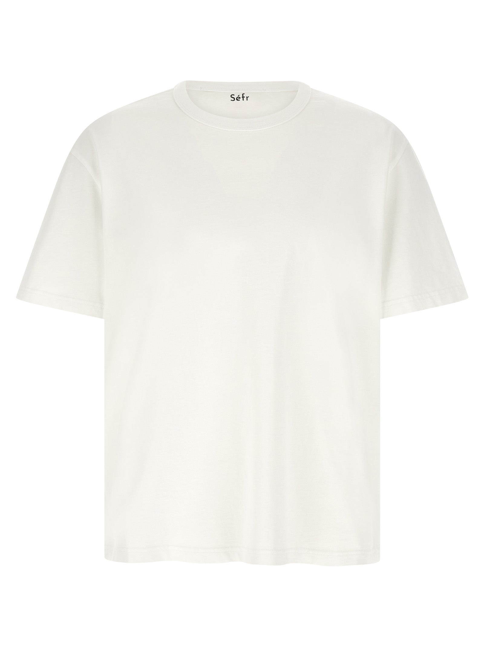 SÉFR White Cotton Men's T-Shirt