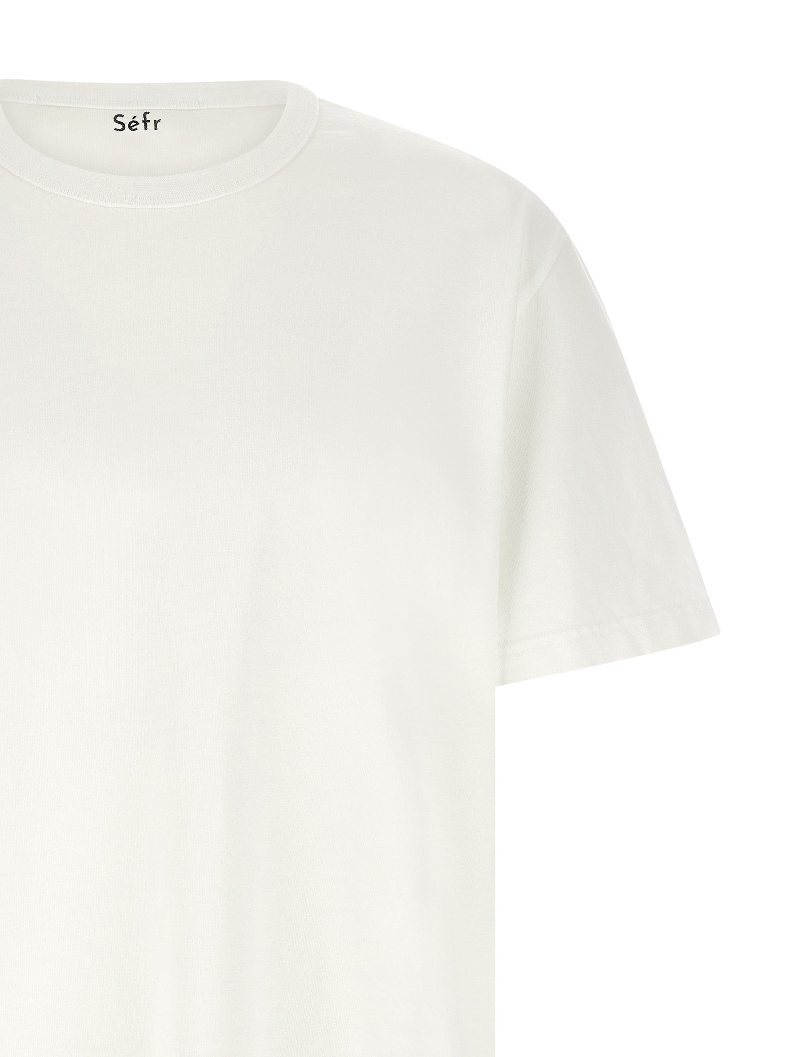 SÉFR White Cotton Men's T-Shirt