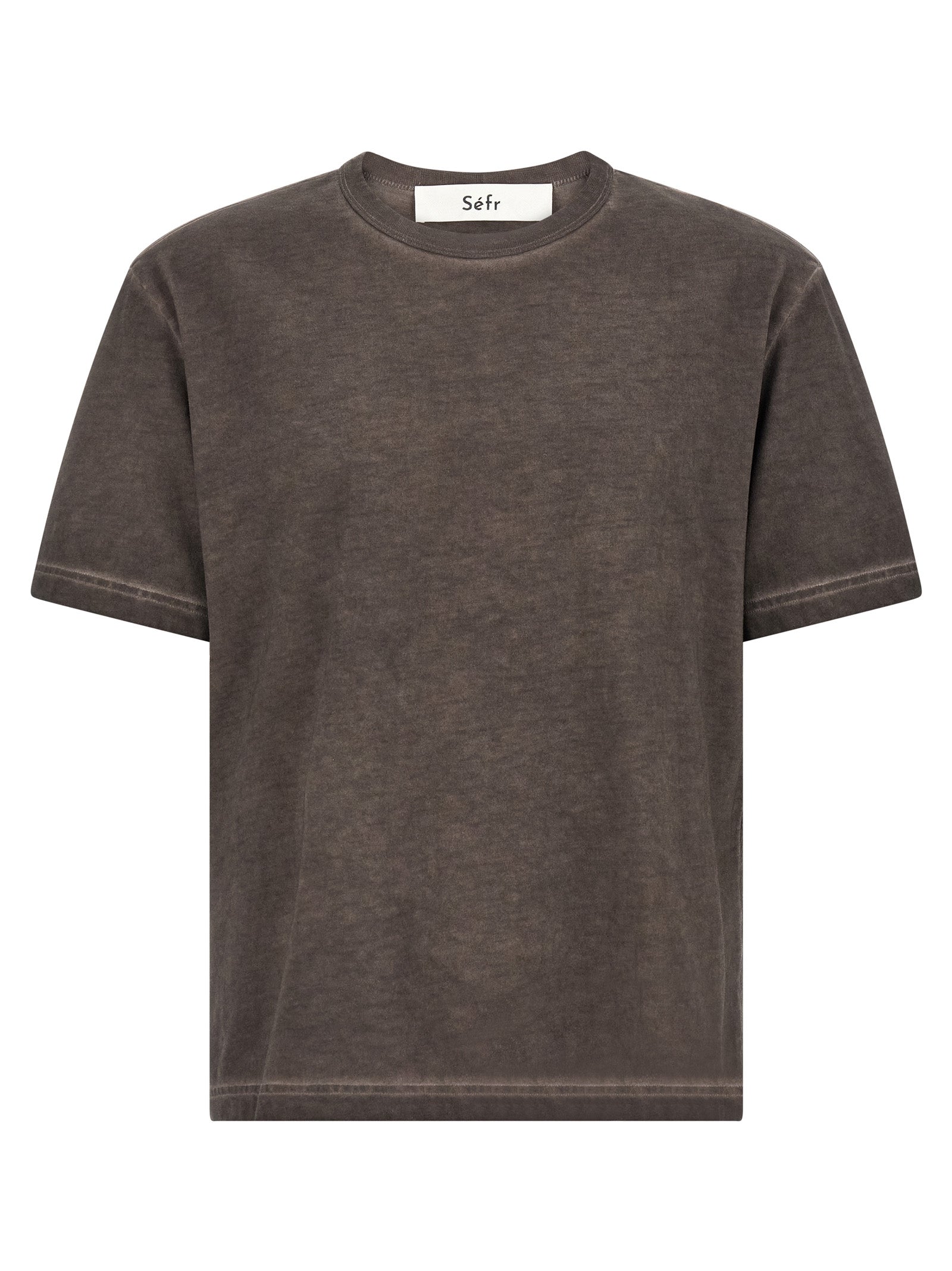 SÉFR Gray Cotton Men's T-Shirt