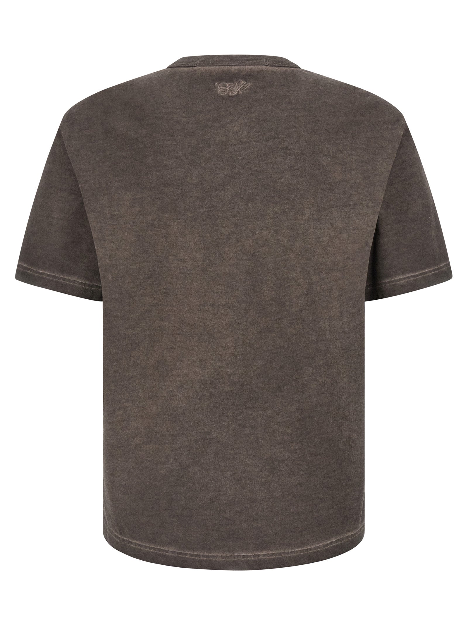 SÉFR Gray Cotton Men's T-Shirt