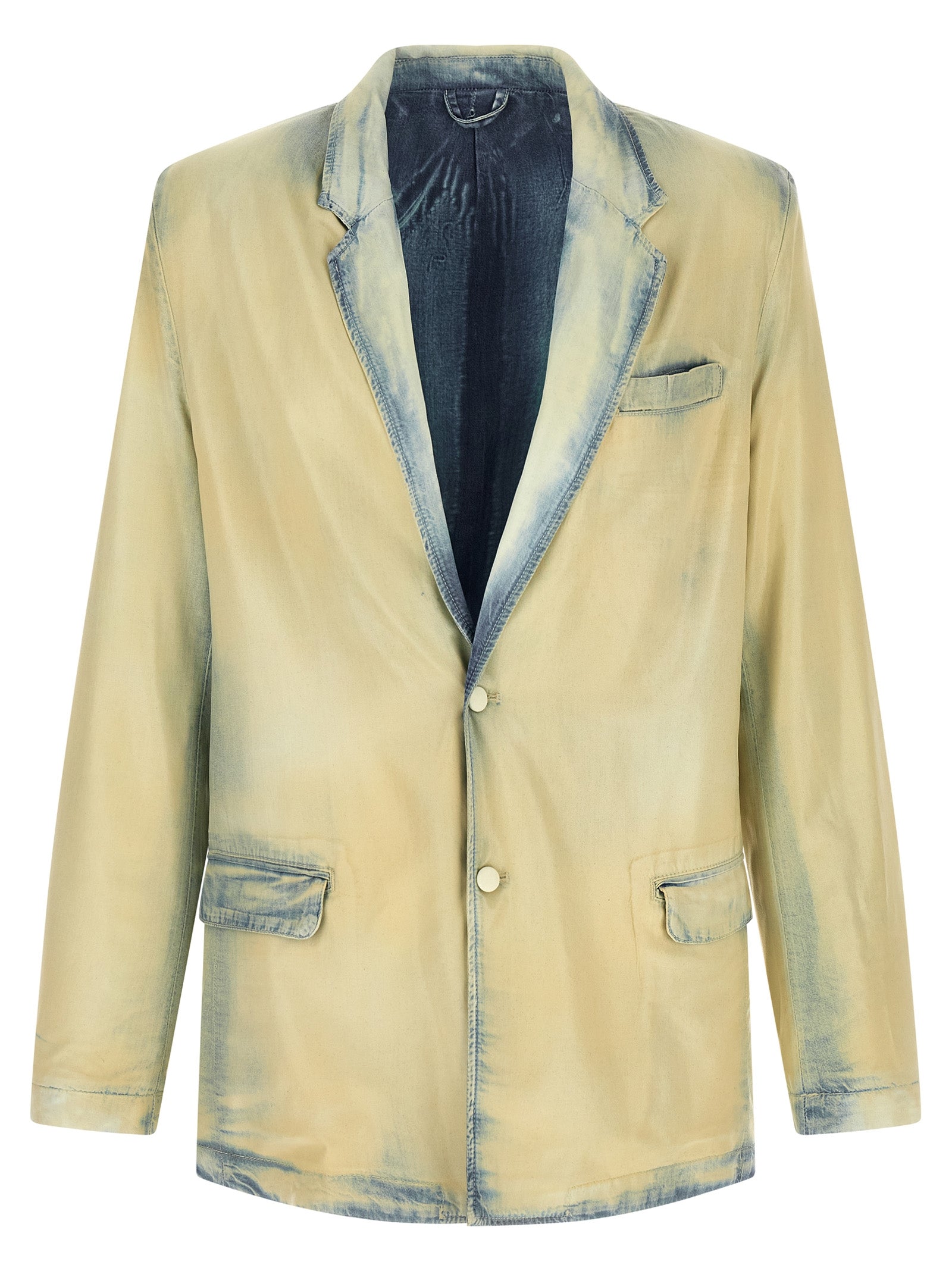 Diesel Beige Lyocell Men's Blazer