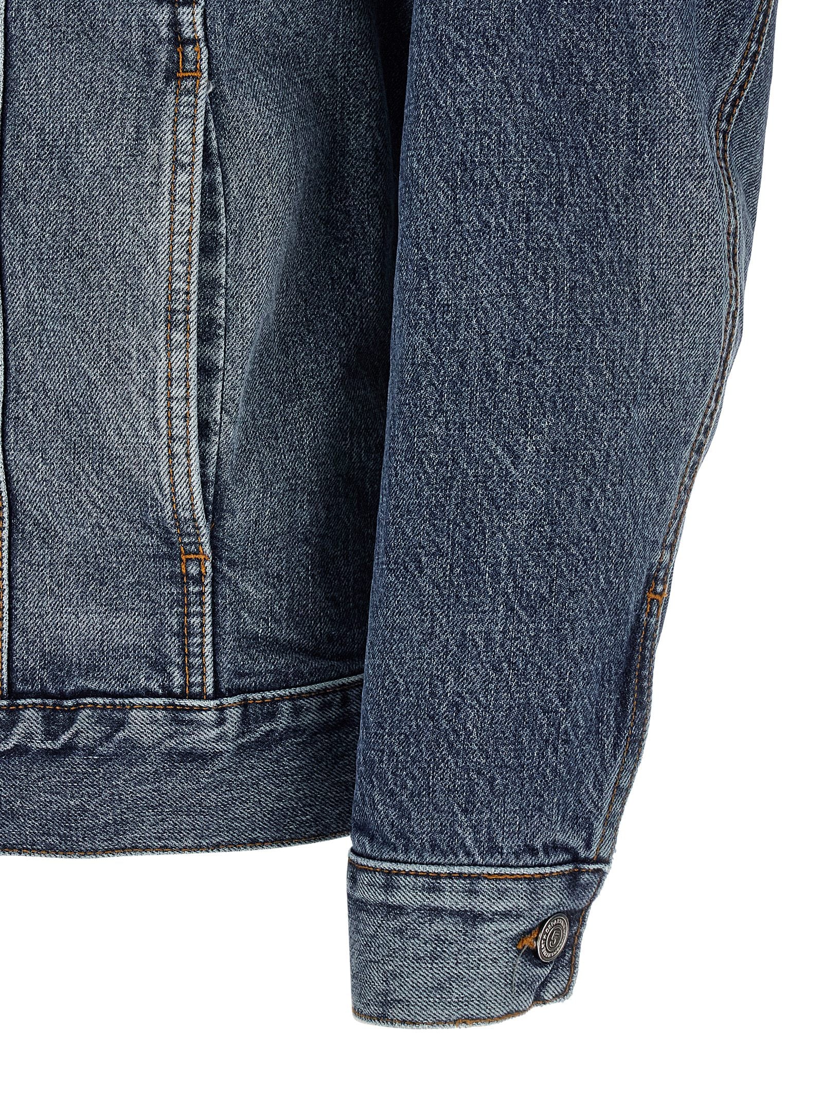 Department 5 Blue Cotton Denim Men's Jacket