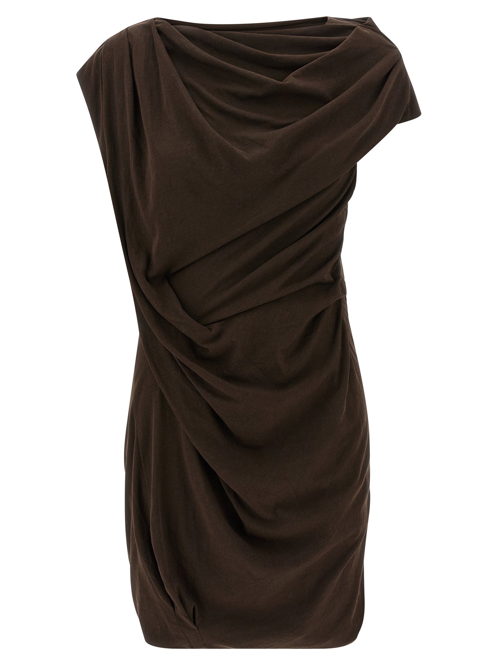 Entire Studios Brown Cotton Short Women's Dress