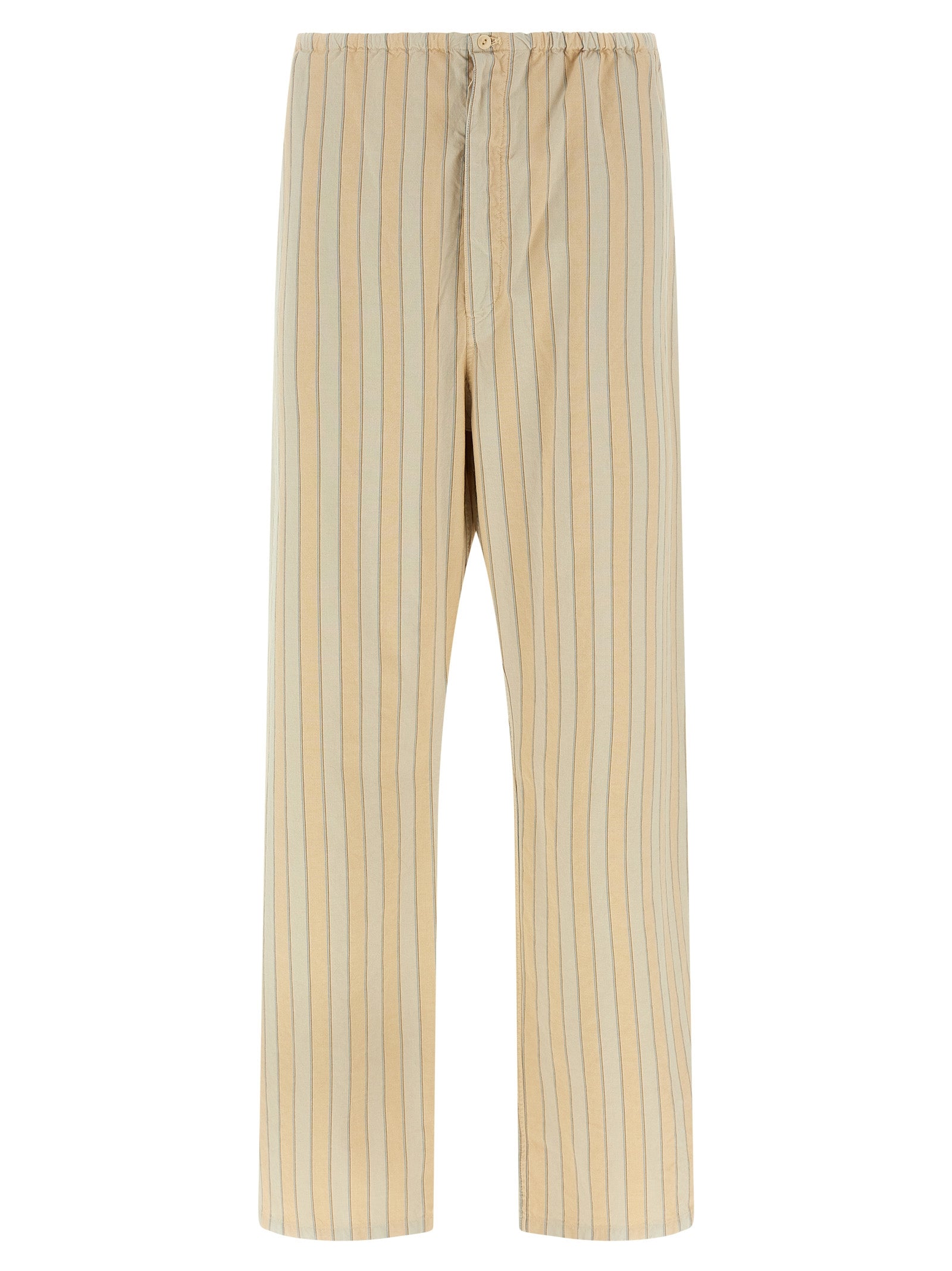 Maison Margiela Beige Cotton Bottoms Men's Sleepwear