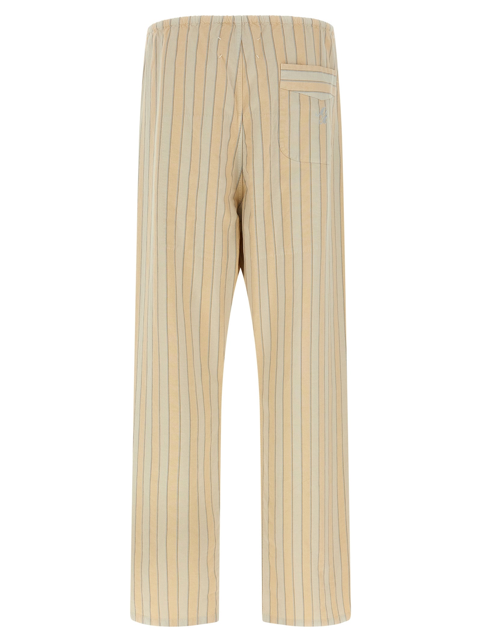 Maison Margiela Beige Cotton Bottoms Men's Sleepwear