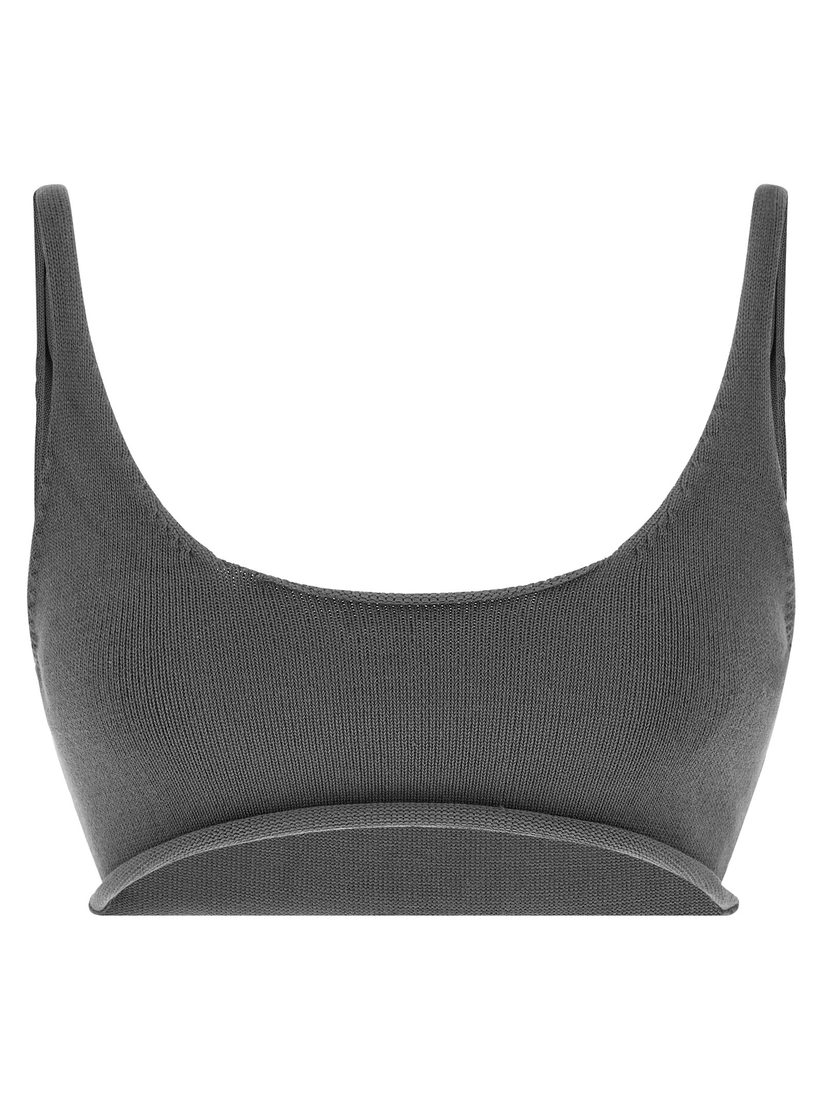 Entire Studios Gray Cotton Sport Women's Bra