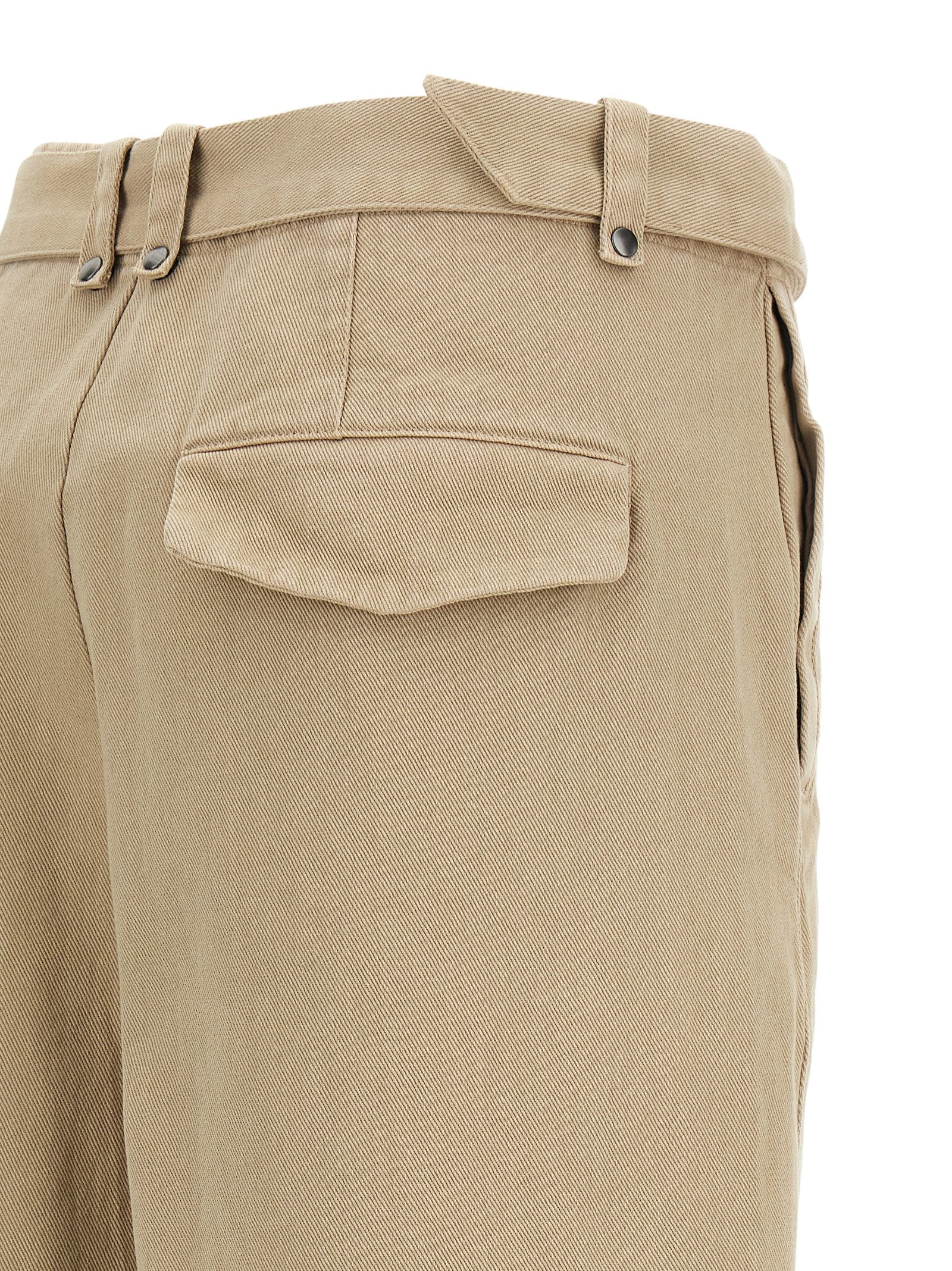 Entire Studios Beige Cotton Casual Men's Pants