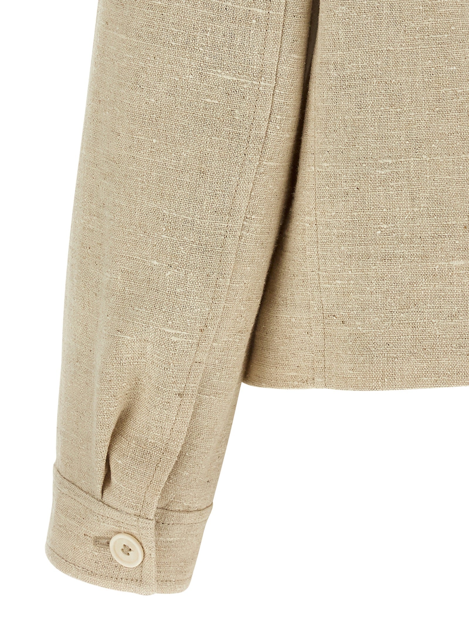 Brunello Cucinelli Beige Linen Women's Jacket