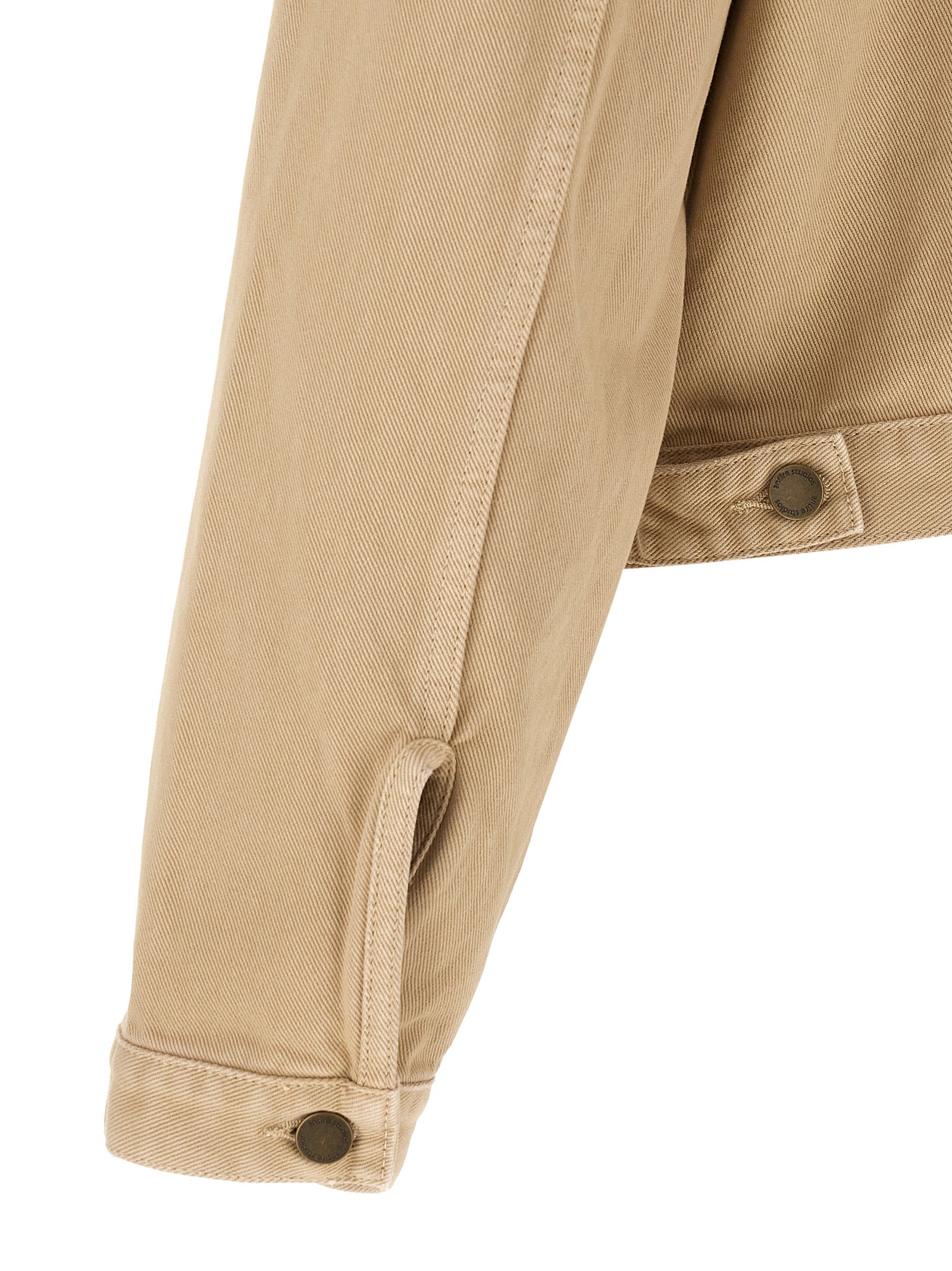 Entire Studios Beige Cotton Denim Men's Jacket
