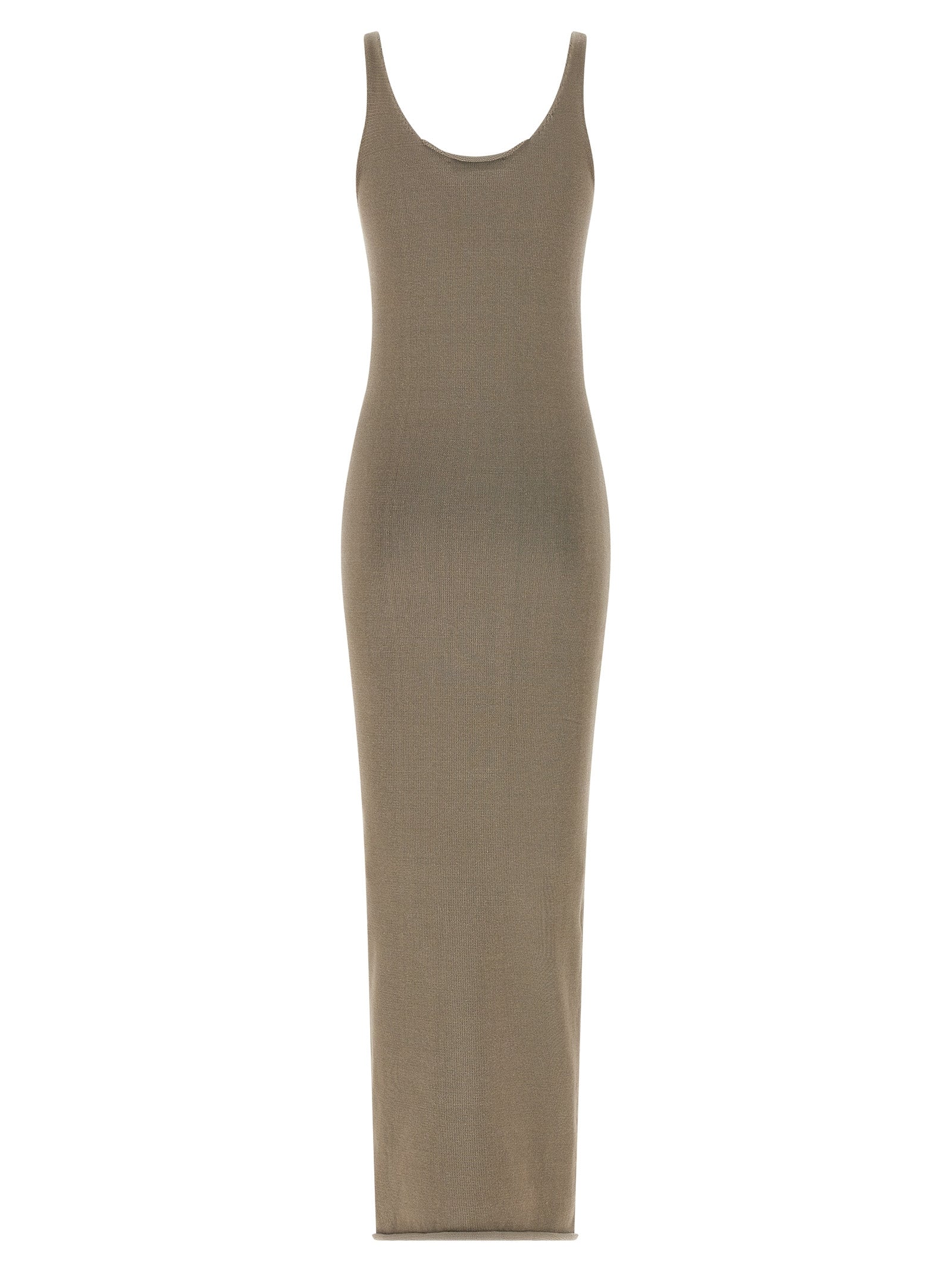 Entire Studios Beige Cotton Midi Women's Dress