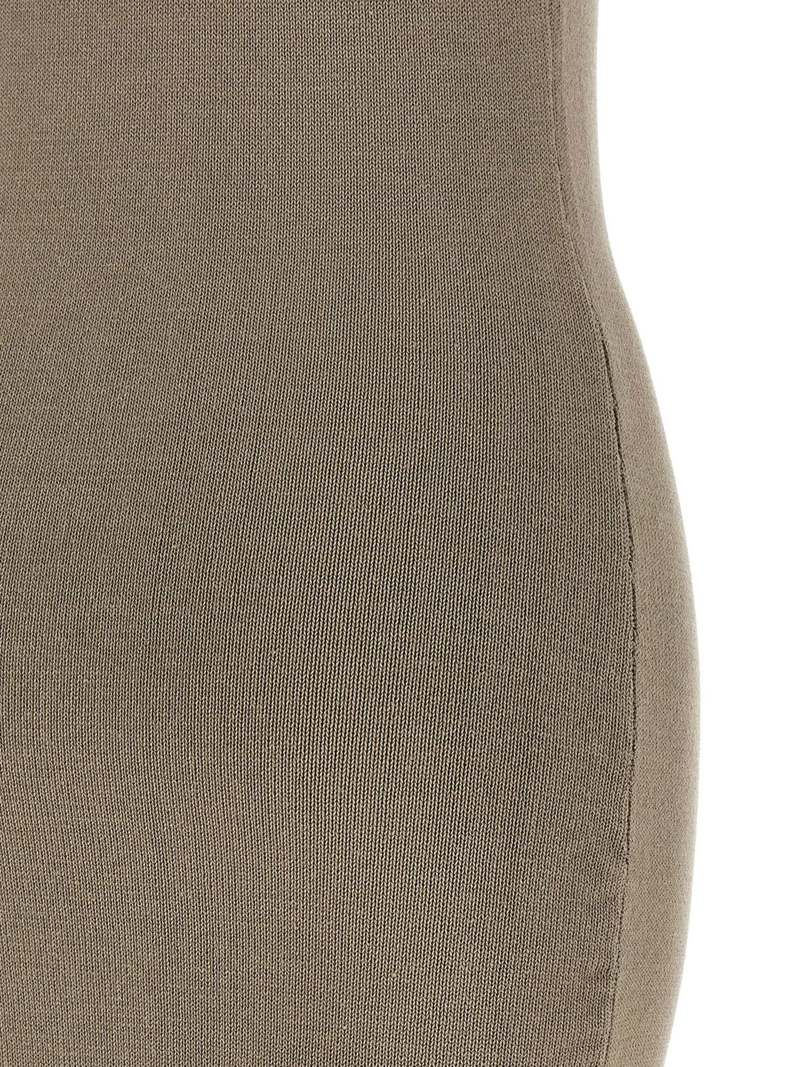 Entire Studios Beige Cotton Midi Women's Dress