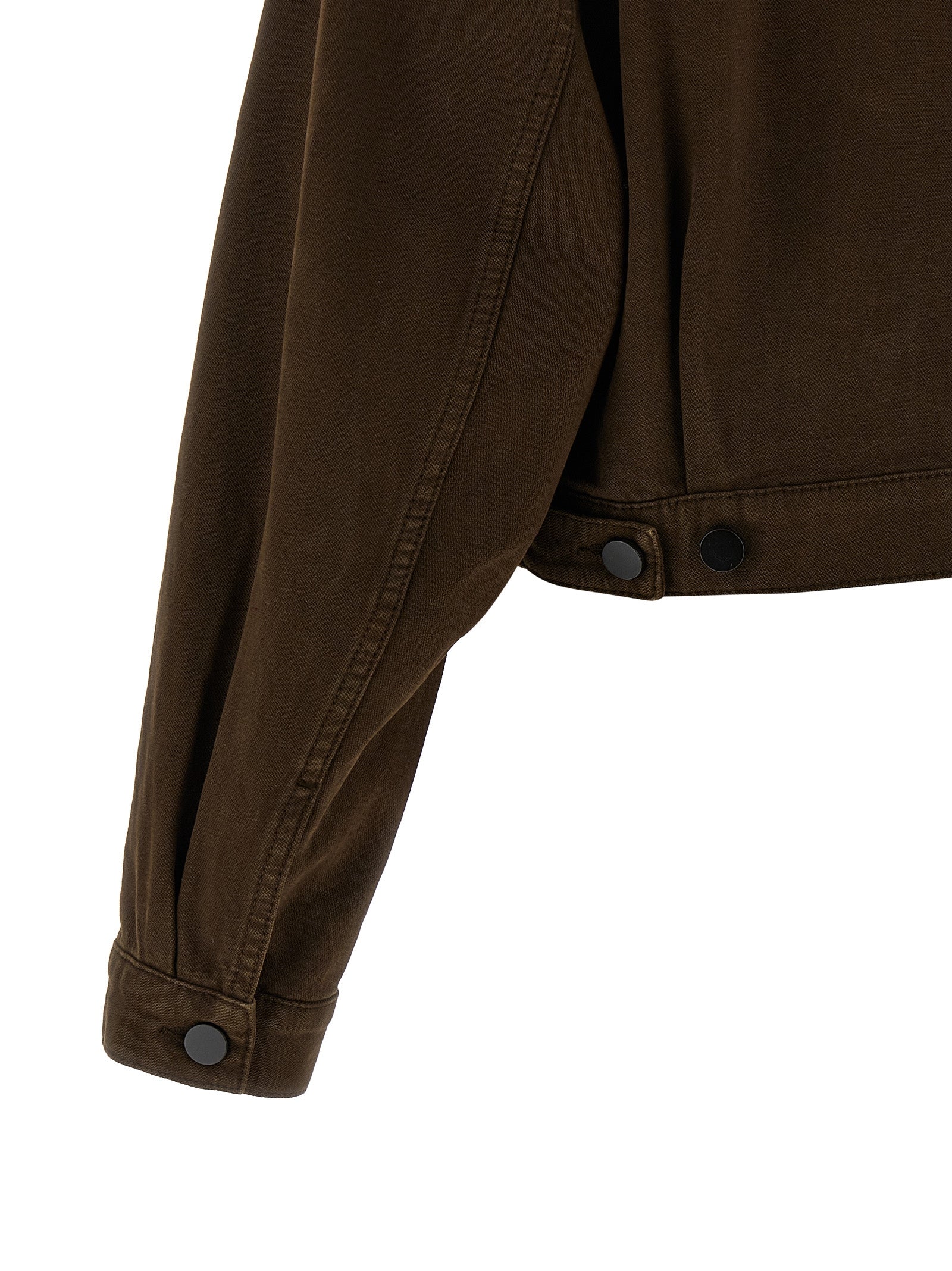 Lemaire Brown Cotton Denim Women's Jacket