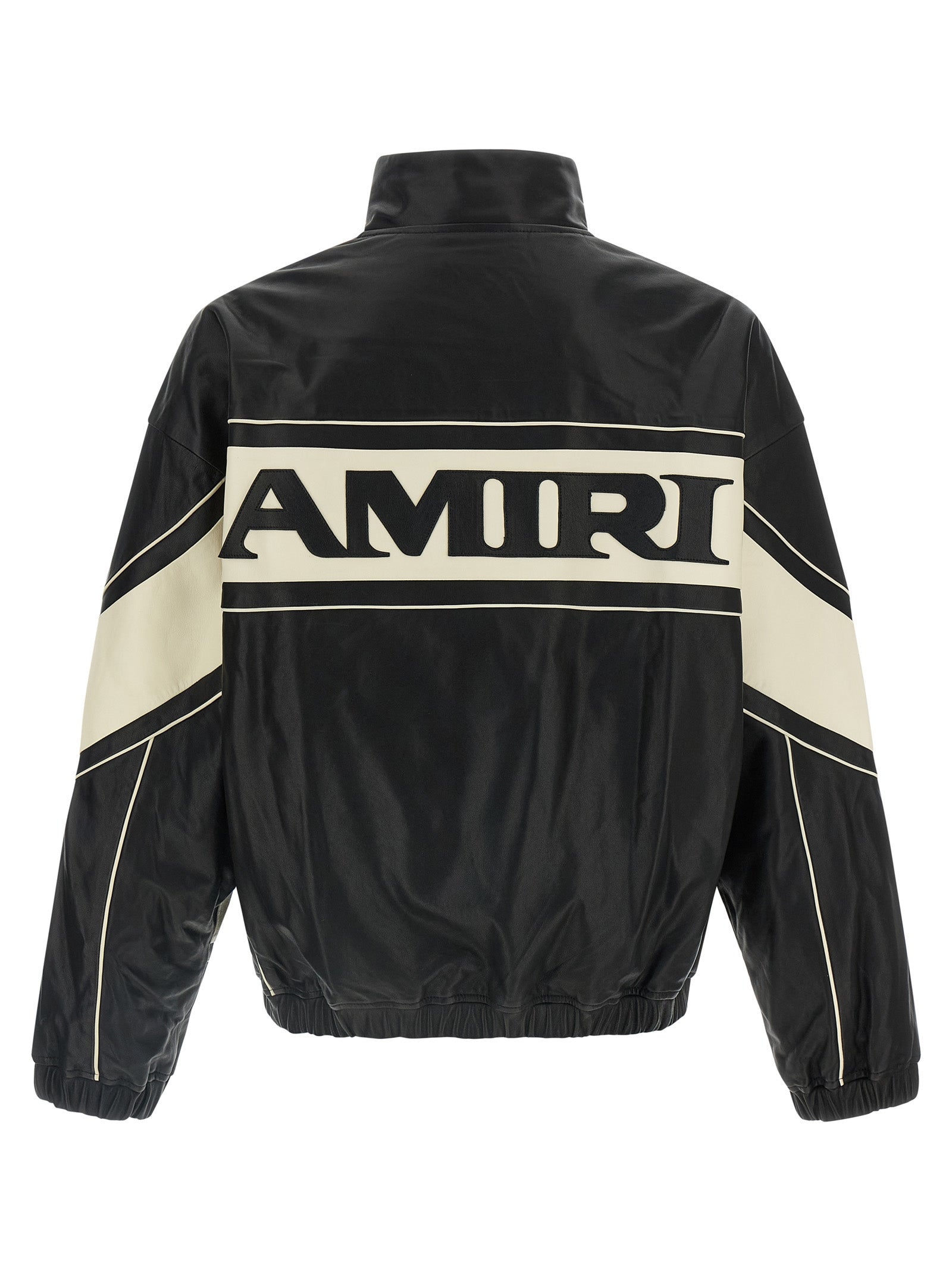 Amiri Bicolor Lamb Leather Leather Men's Jacket