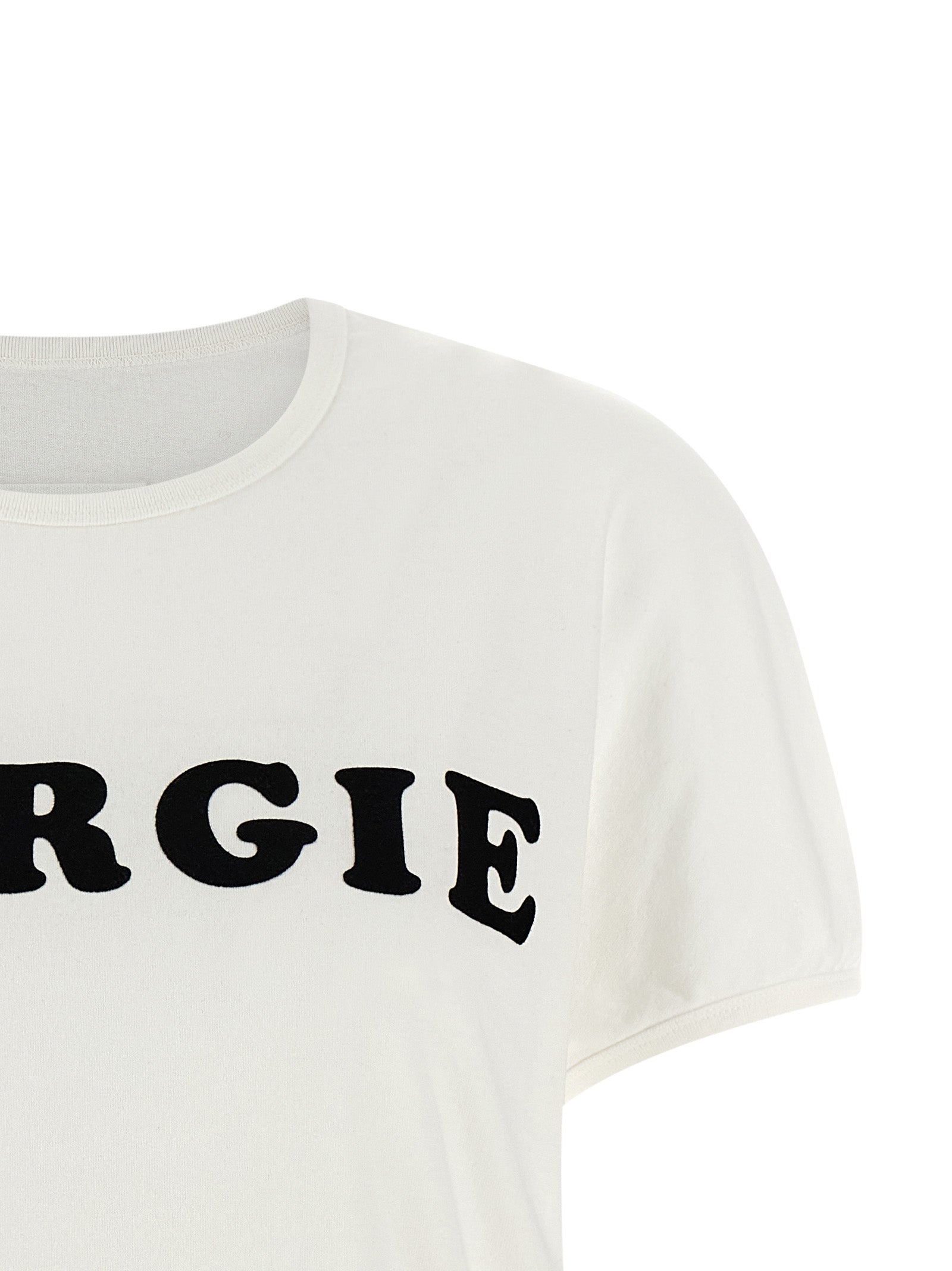 MM6 Maison Margiela White Cotton Women's T-Shirt
