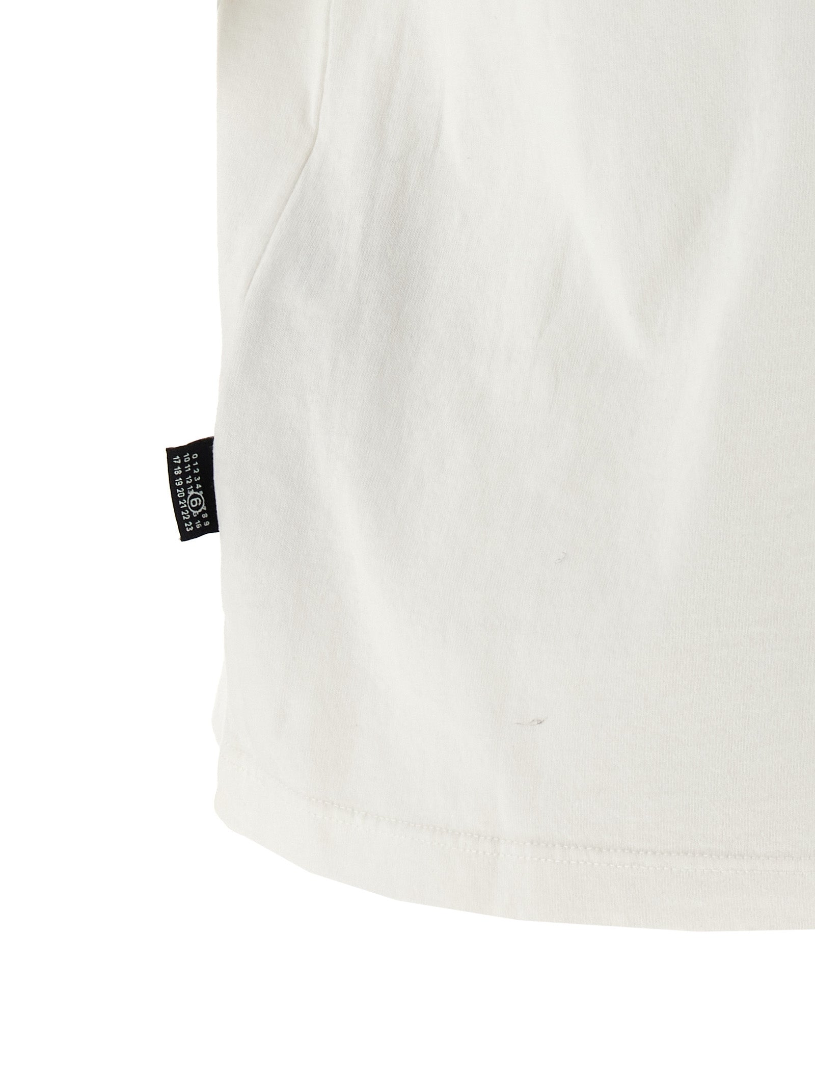 MM6 Maison Margiela White Cotton Women's T-Shirt