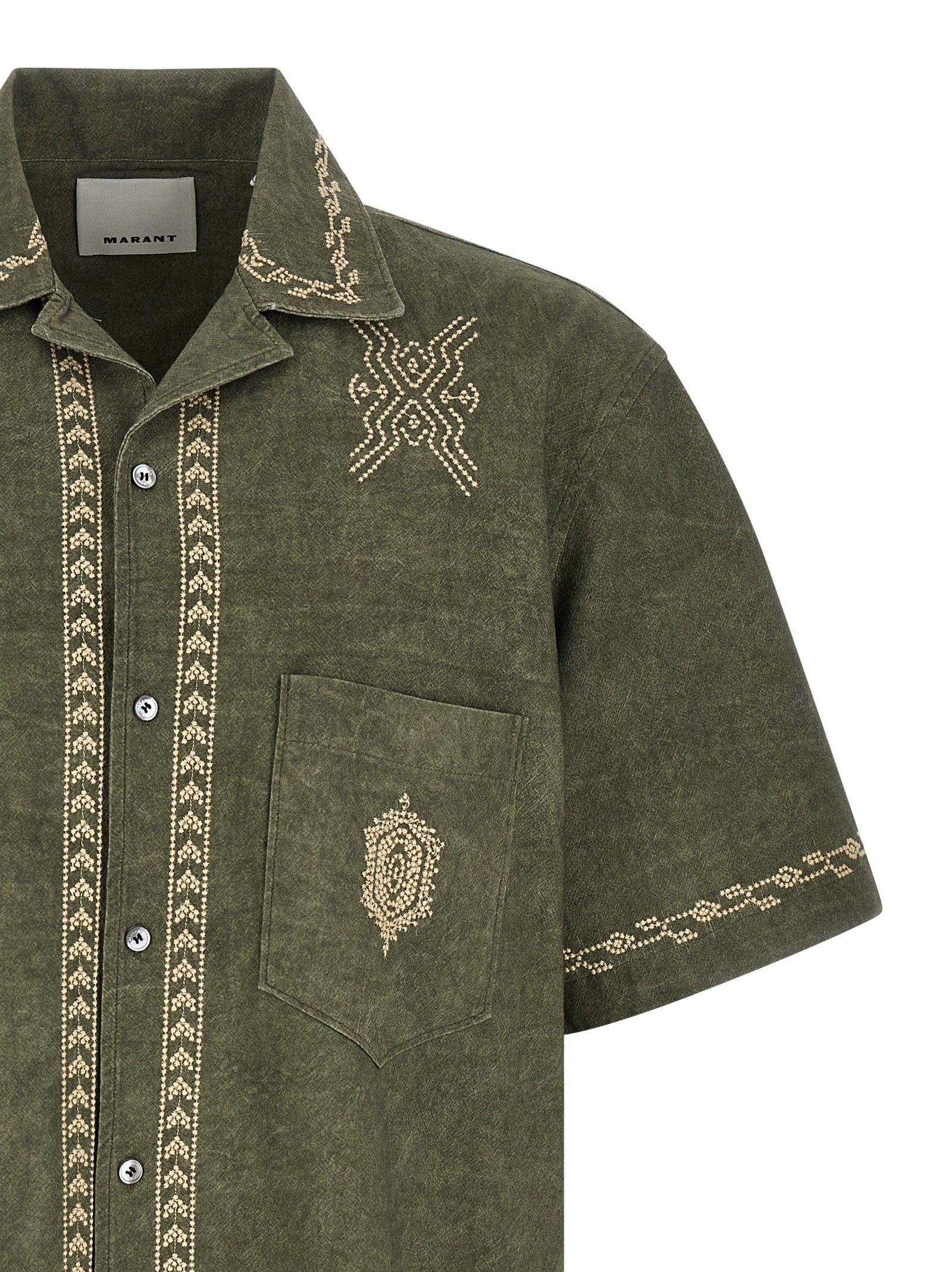 Isabel Marant Bicolor Cotton Men's Blouse