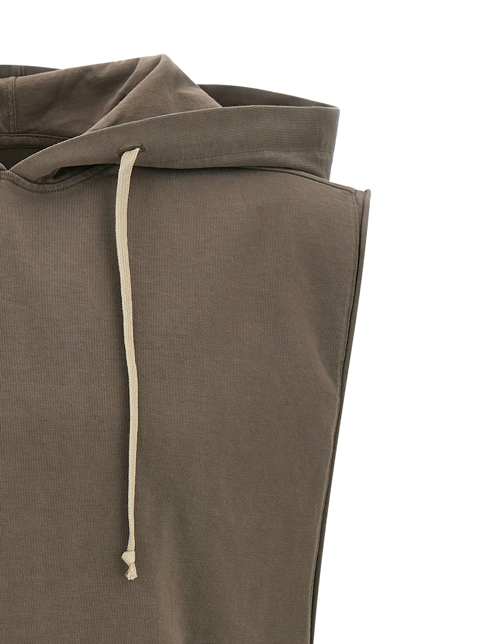 DRKSHDW Brown Cotton Sleeveles Men's Sweater