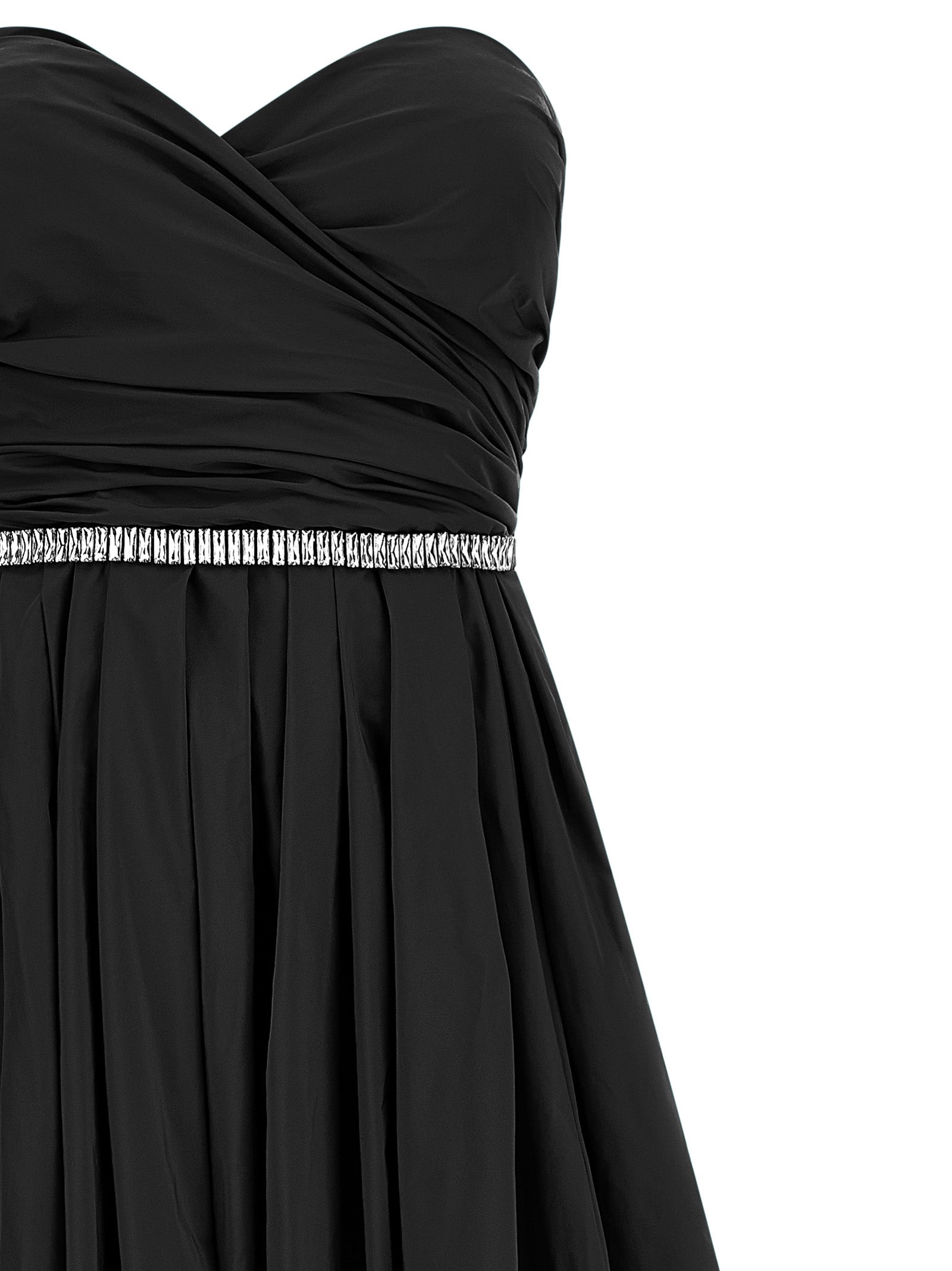 PINKO Black Polyester Long Women's Dress