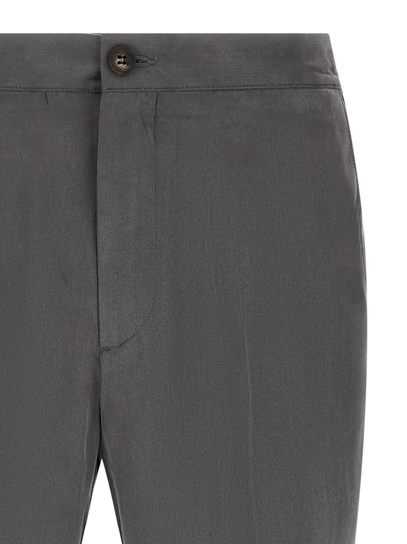 Pal Zileri Gray Lyocell Casual Men's Pants