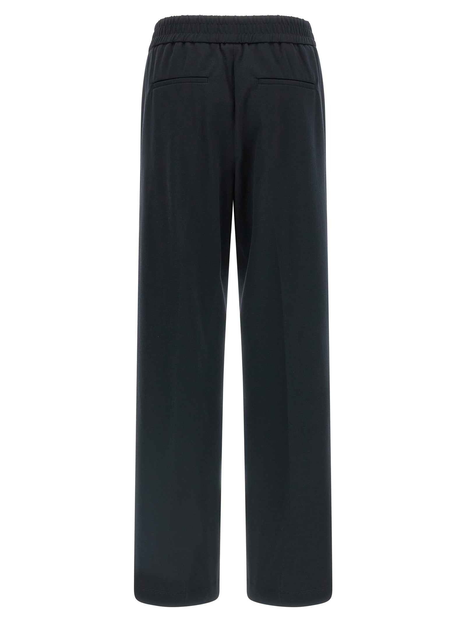 Peserico Blue Cotton Casual Women's Pants