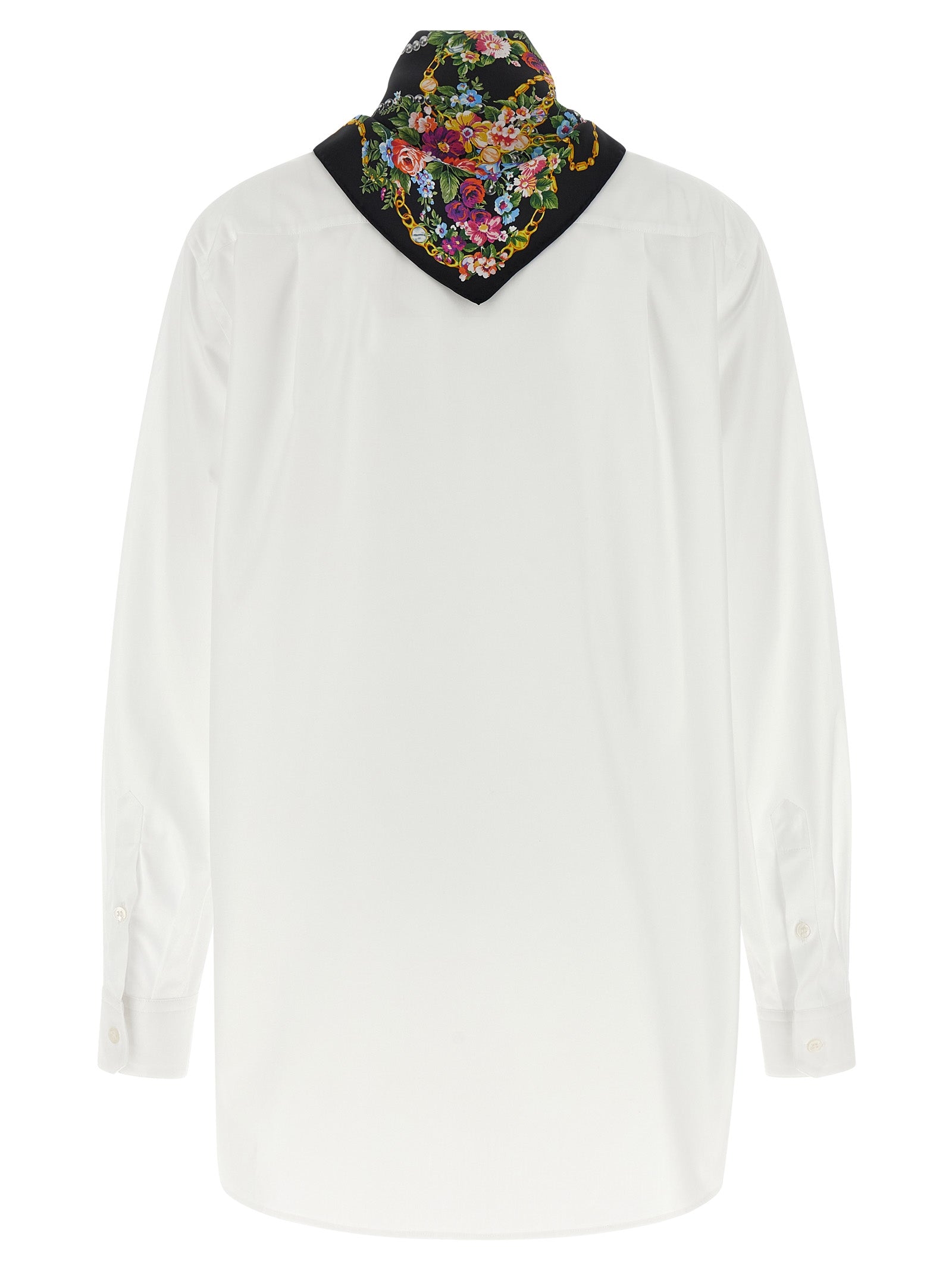 Dolce & Gabbana White Cotton Women's Blouse