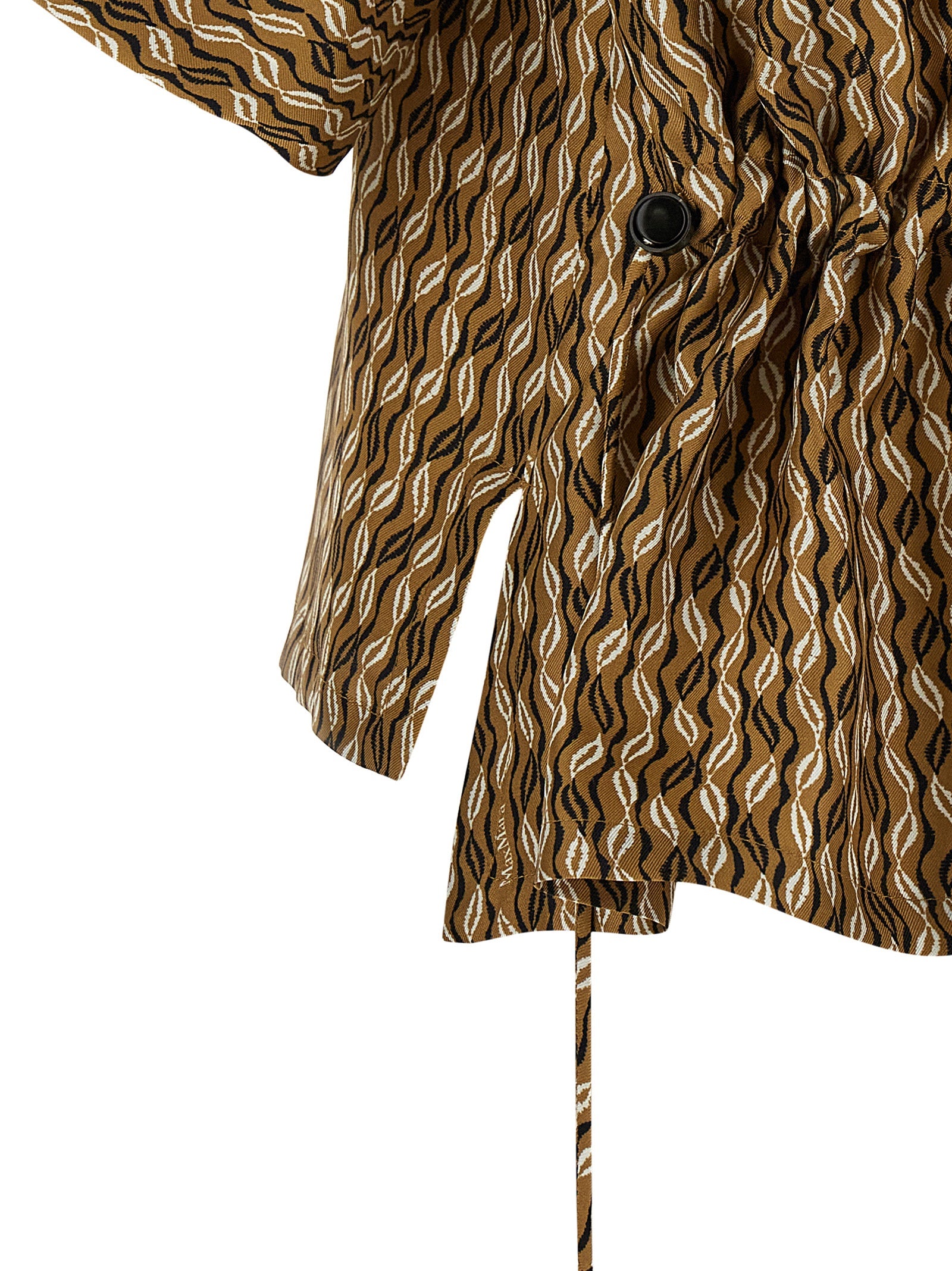 Max Mara Brown Silk Women's Blouse