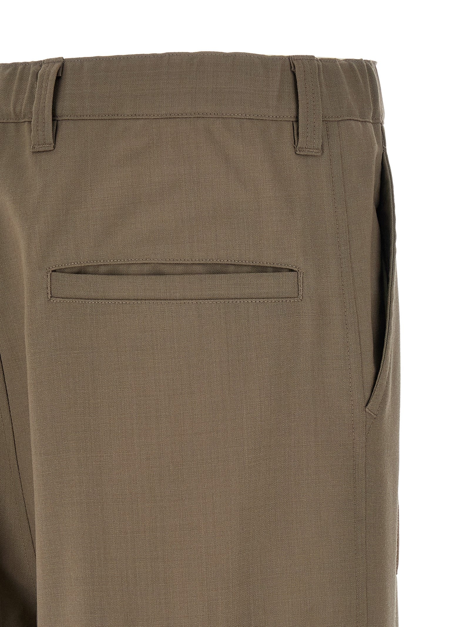 Maison Mihara Yasuhiro Beige Wool Casual Men's Pants