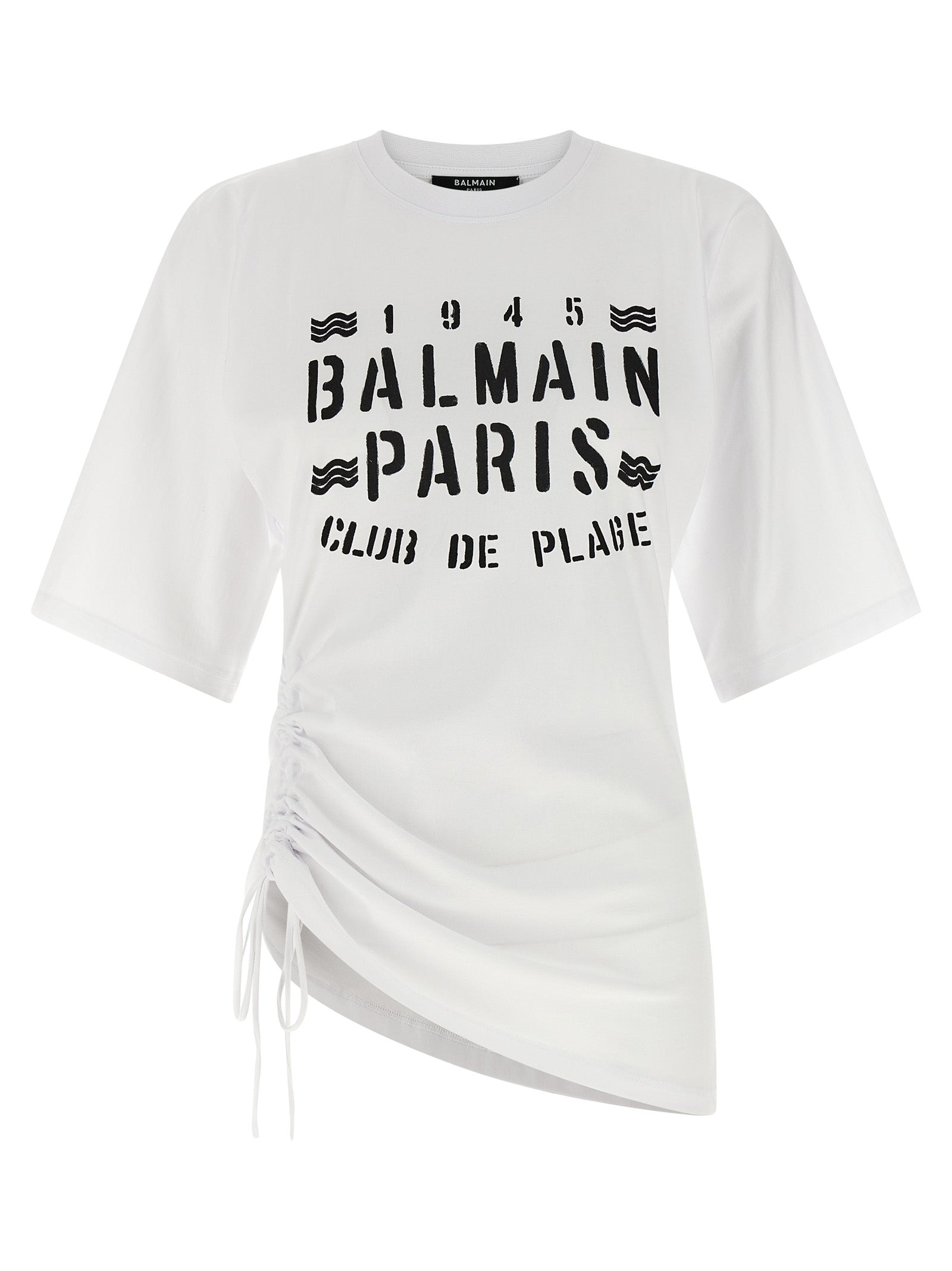 Balmain Bicolor Cotton Women's T-Shirt