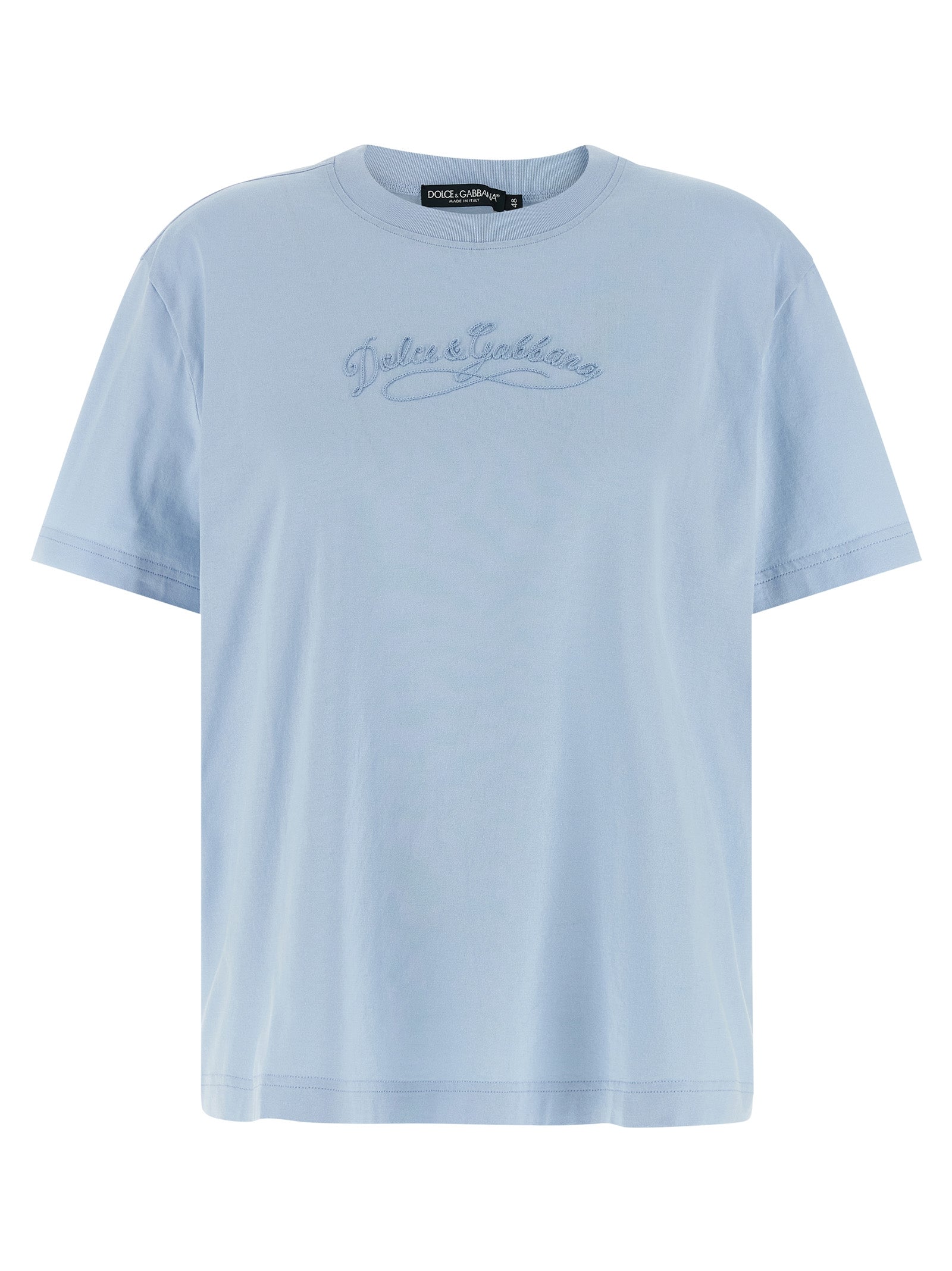 Dolce & Gabbana Blue Cotton Women's T-Shirt