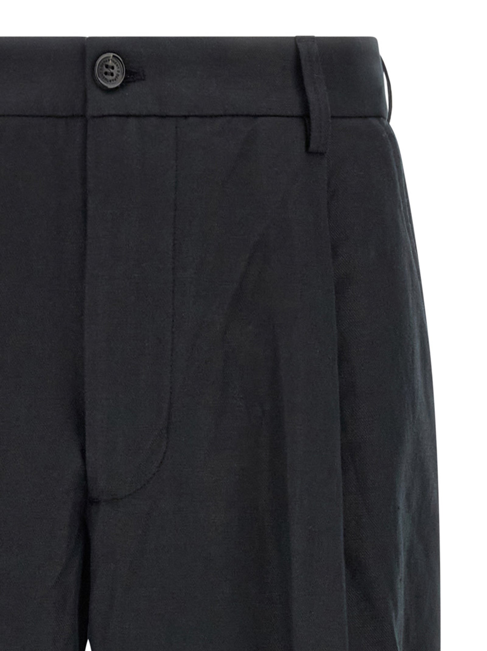 Department 5 Black Cotton Casual Men's Pants