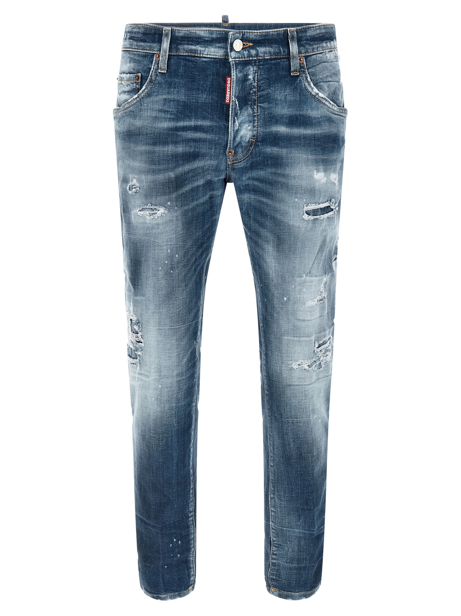 Dsquared² Blue Cotton Boyfriend Men's Jeans