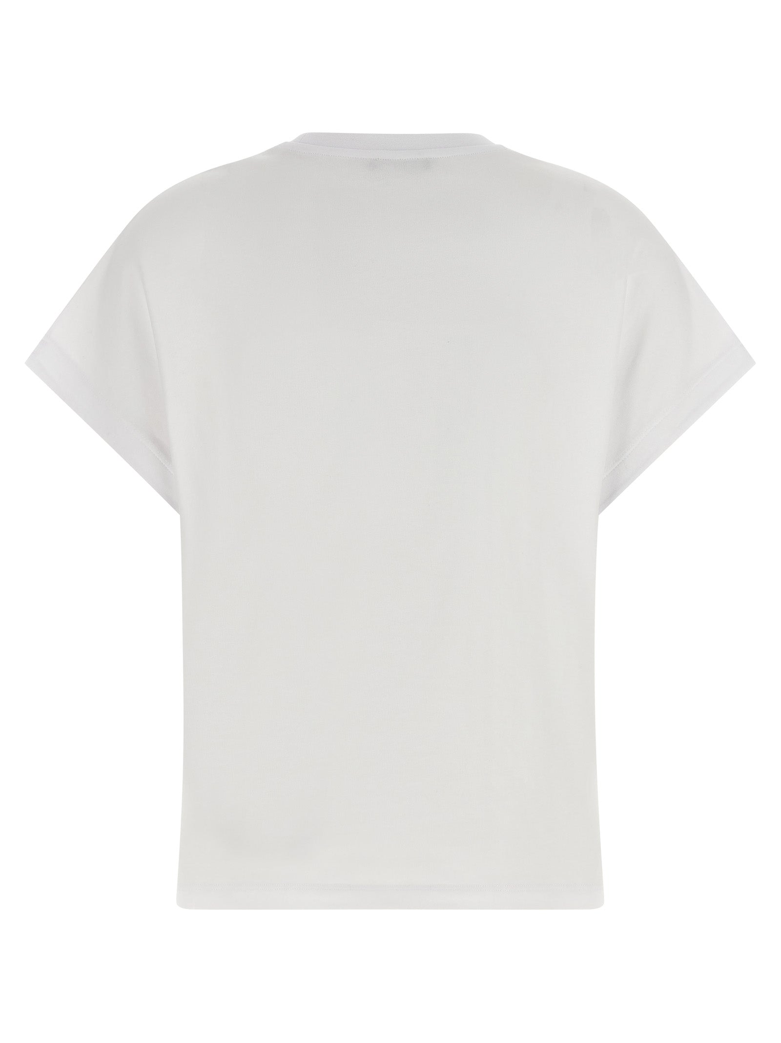 Balmain White Cotton Women's T-Shirt