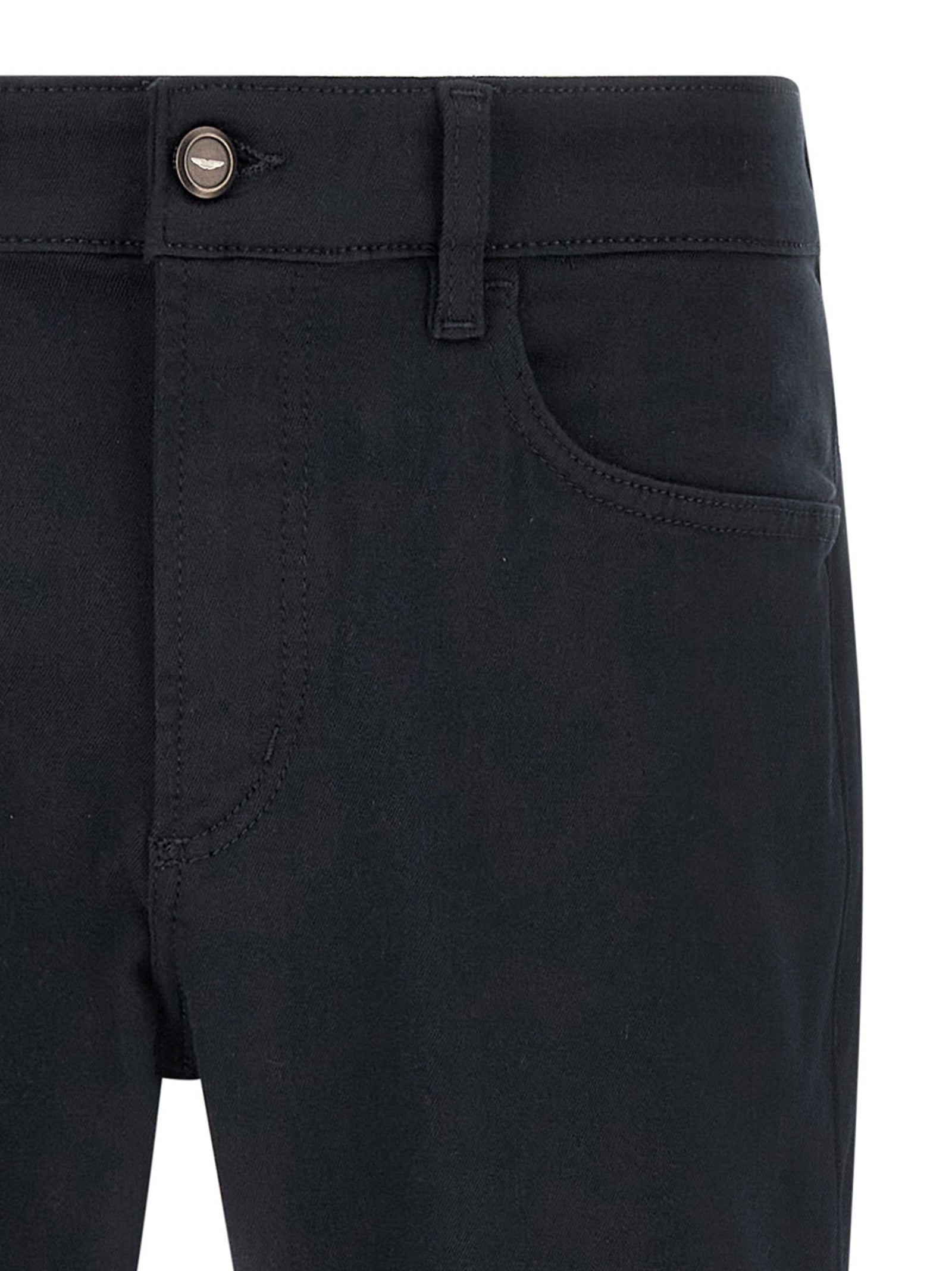 Hugo Boss Blue Polyester Straight-Leg Men's Jeans