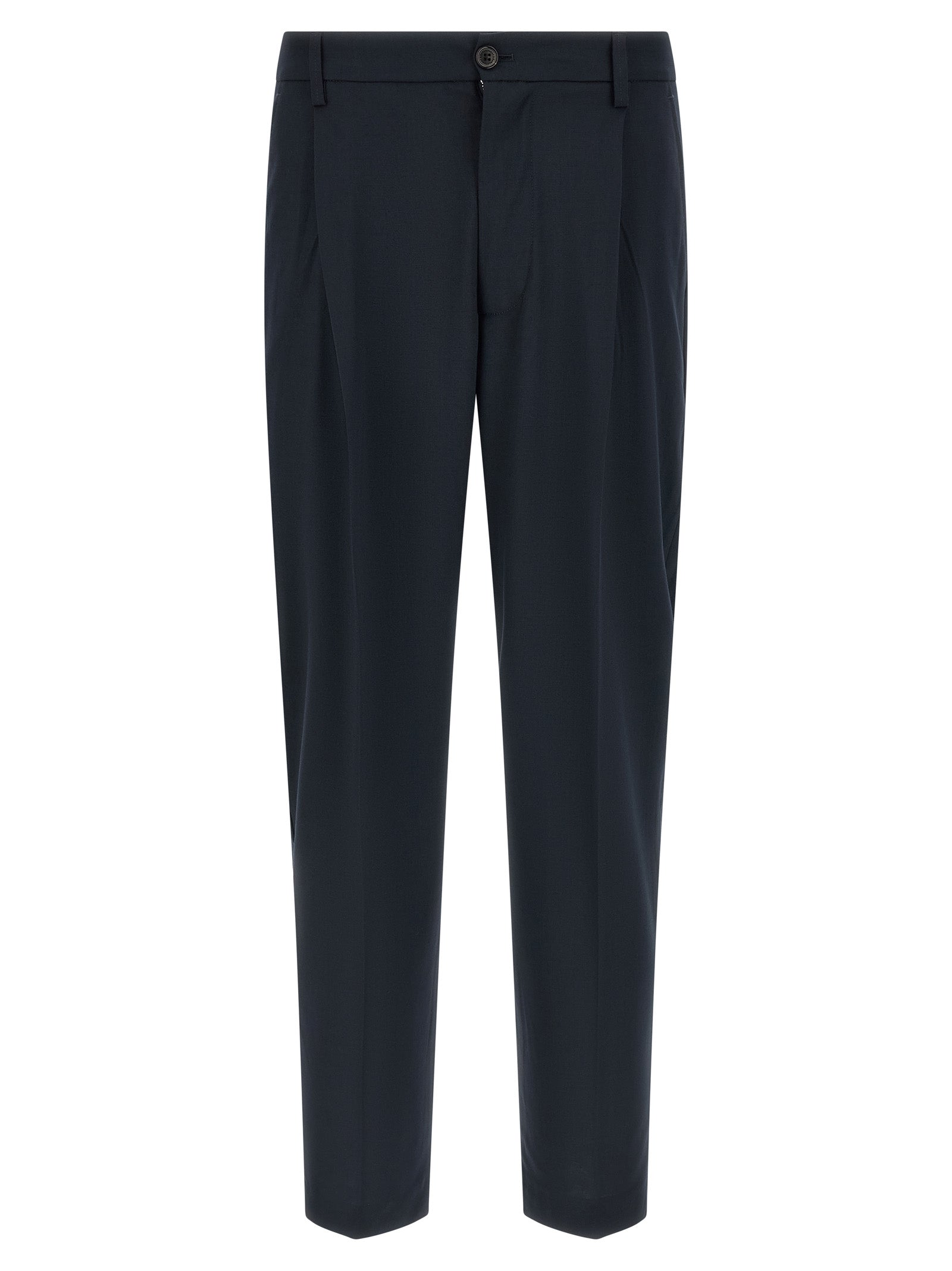 Department 5 Blue Polyester Casual Men's Pants