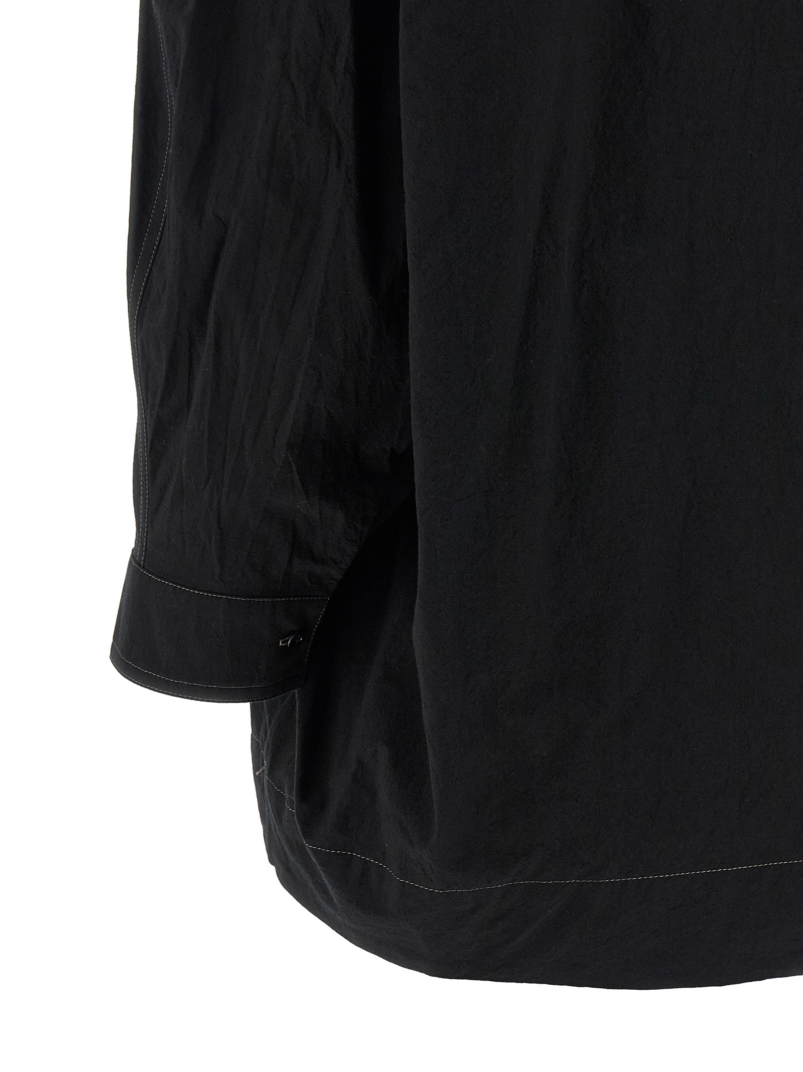 Lemaire Black Cotton Women's Blouse