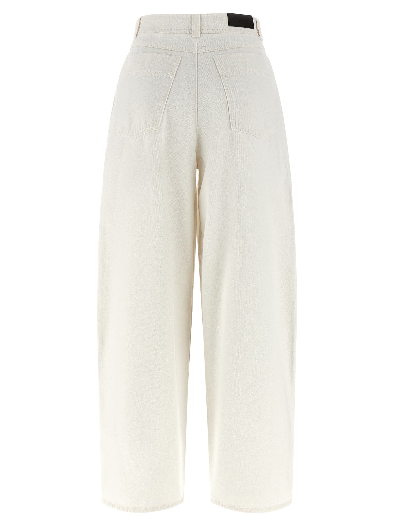 Lemaire White Cotton Jeans Women's Denim