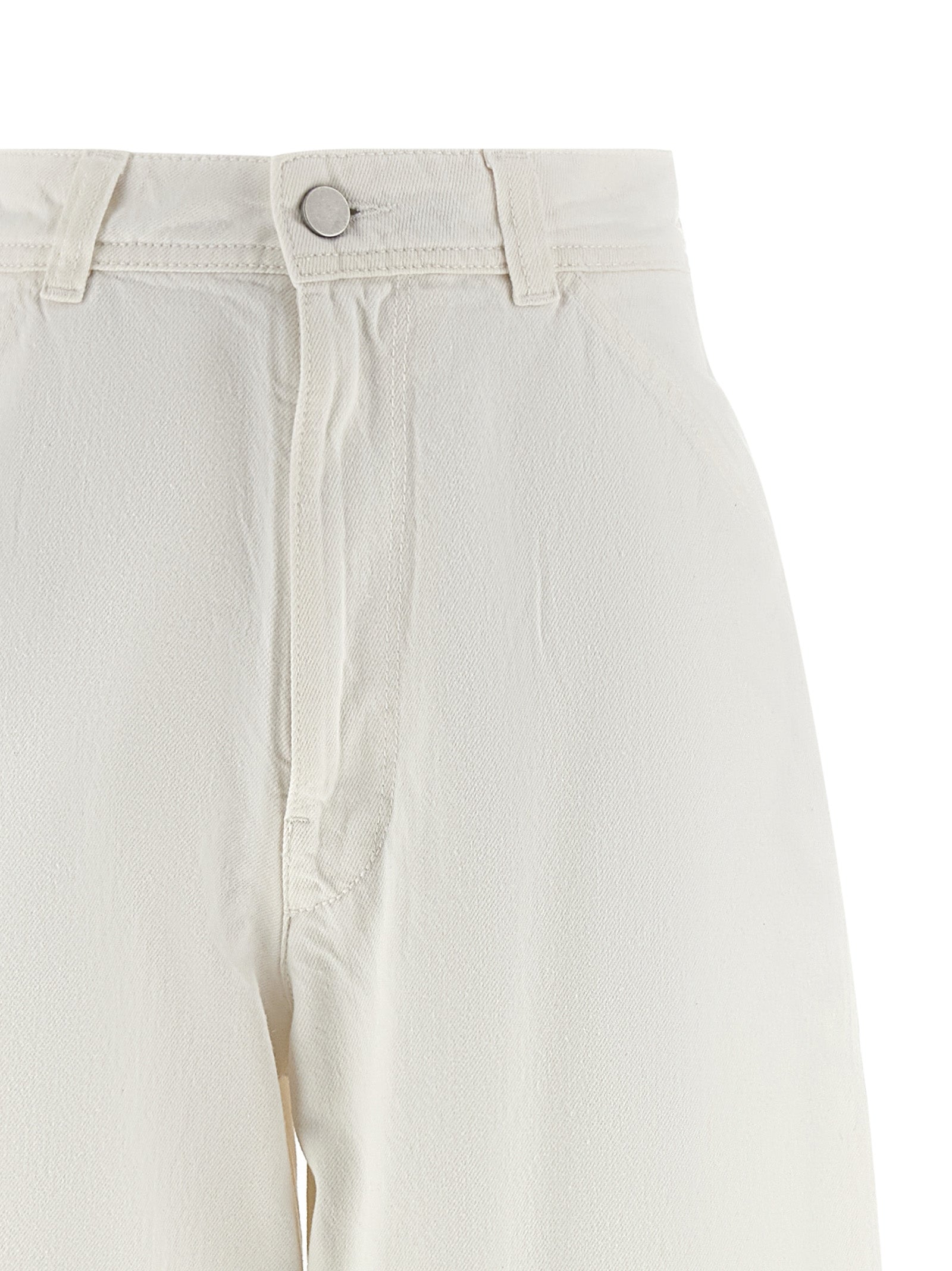 Lemaire White Cotton Jeans Women's Denim