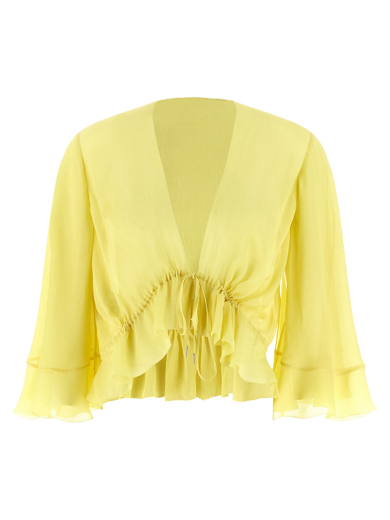 Alberta Ferretti Bicolor Acetate Women's Blouse