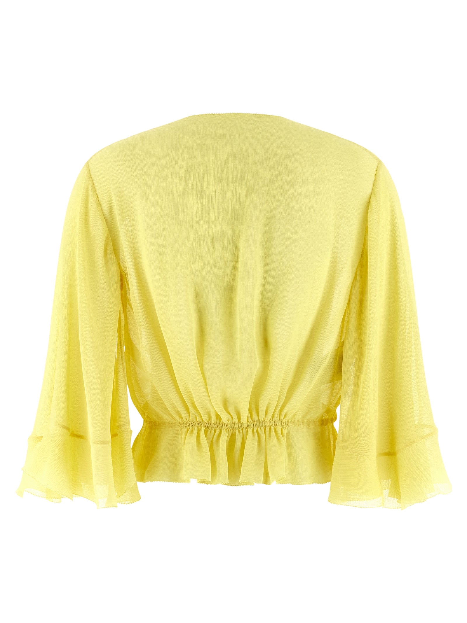 Alberta Ferretti Bicolor Acetate Women's Blouse