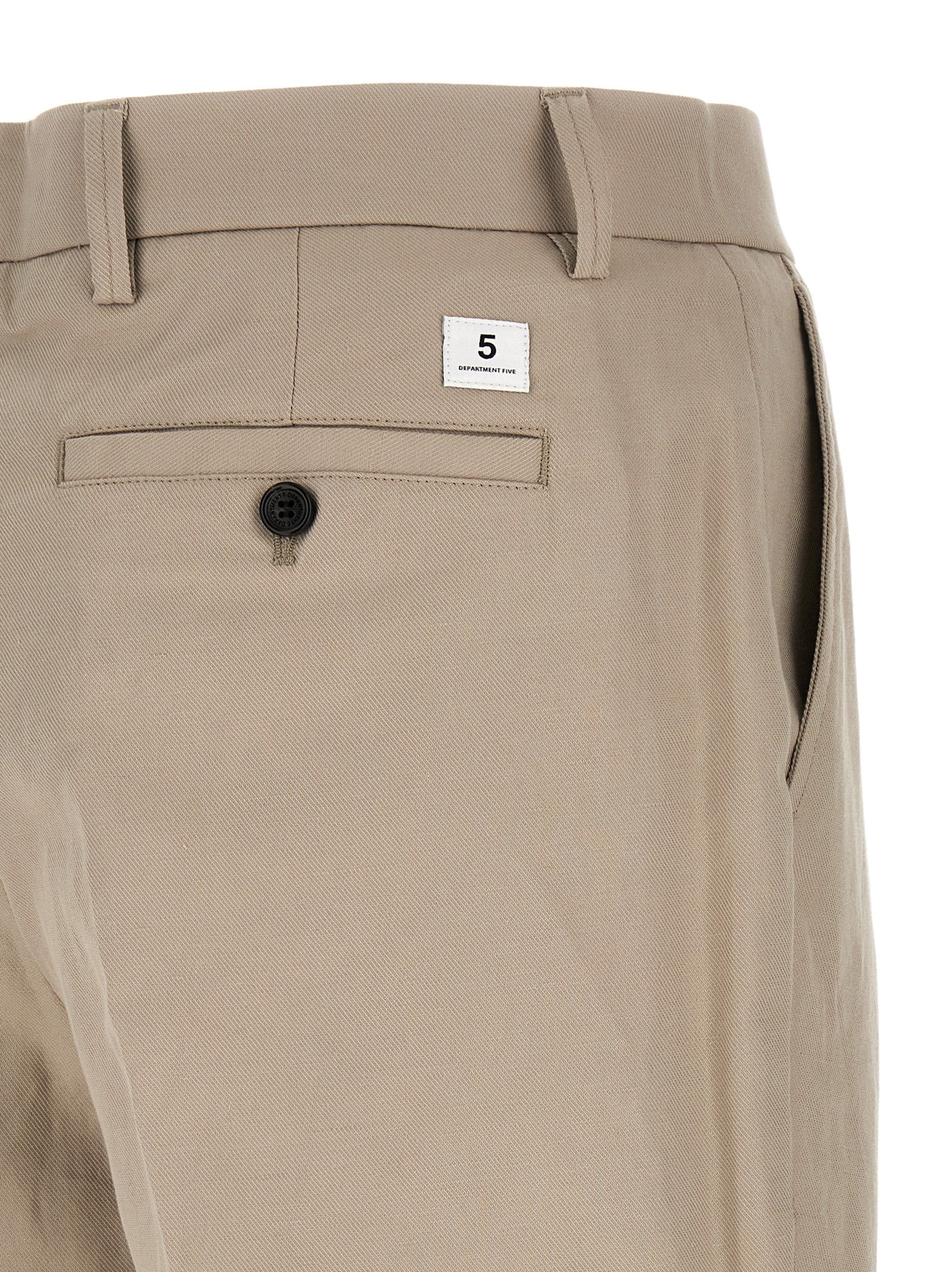 Department 5 Beige Cotton Casual Men's Pants
