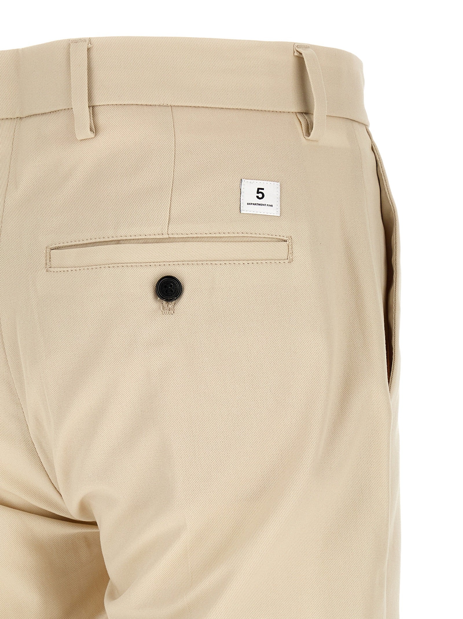 Department 5 Beige Cotton Chino Men's Pants