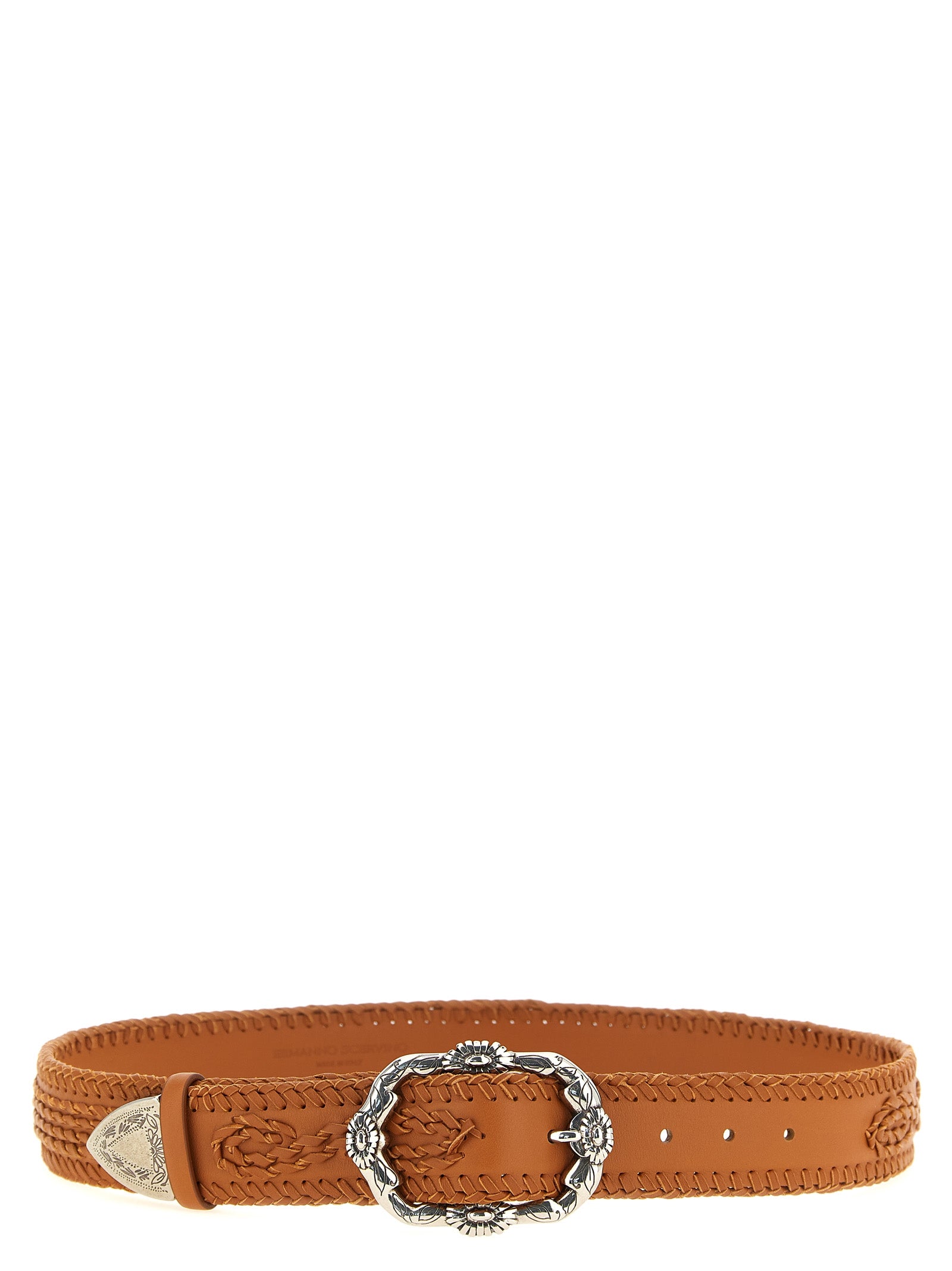 Ermanno Scervino Brown Calfskin Regular Women's Belt